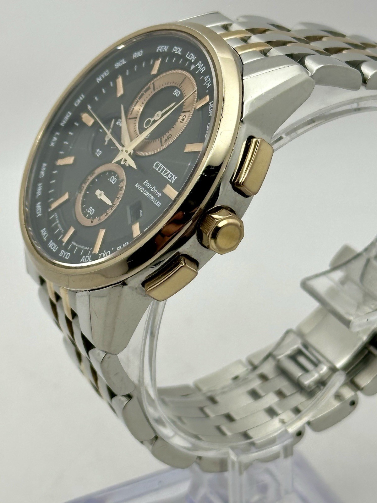 Citizen Eco-Drive Radio Controlled World Time Men’s Watch AT8116-65E – Parts/Rep