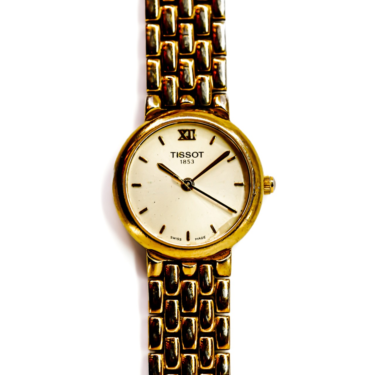Tissot 1853 Ladies Gold Tone Quartz Watch | 23mm Swiss Made |#70976