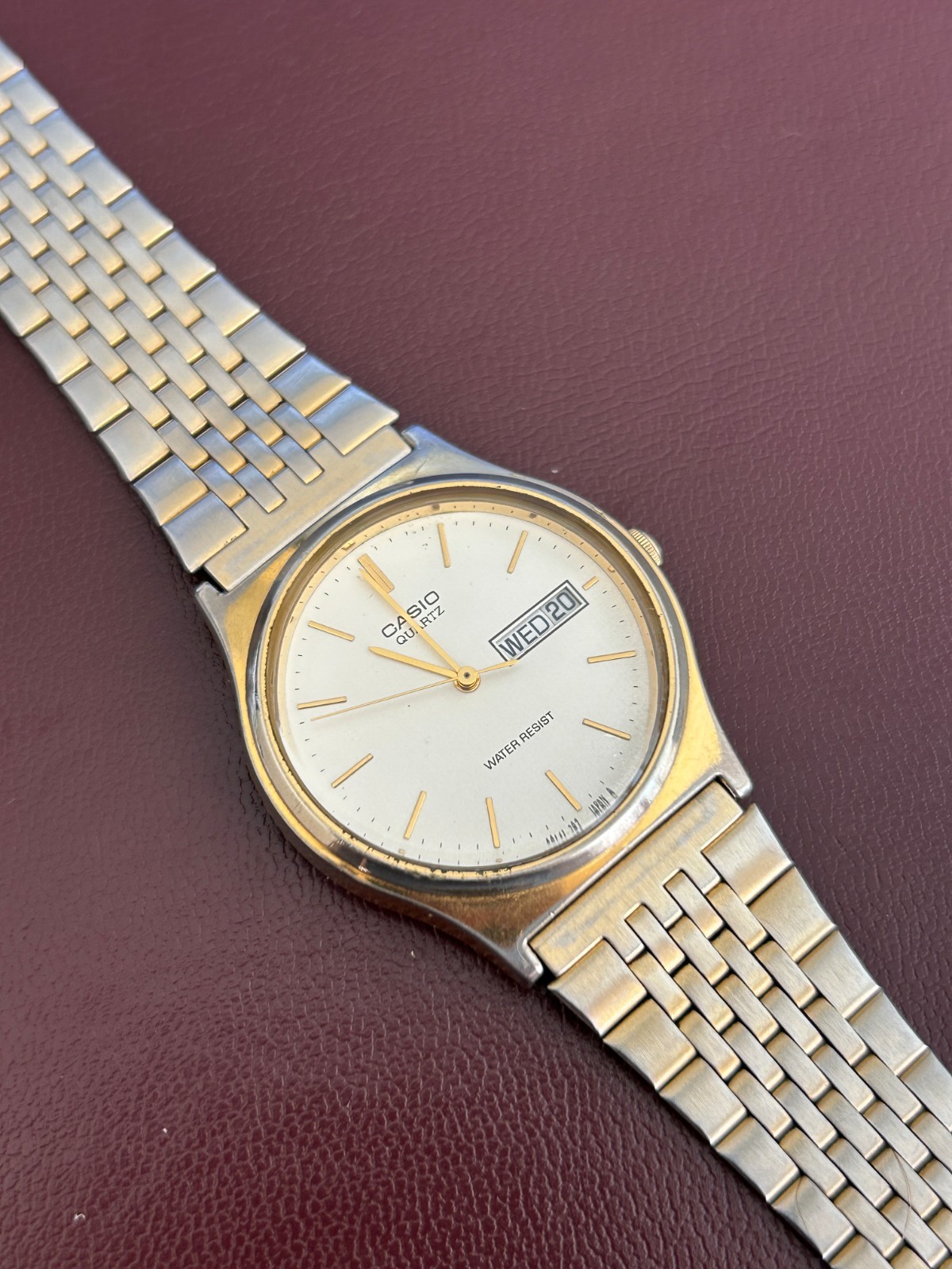 Casio MQ-514 33 mm Japan Market Gold Stainless Steel Band