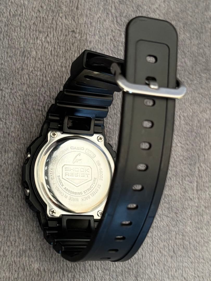 CASIO G-SHOCK DW-5600E, battery replaced with a new one.