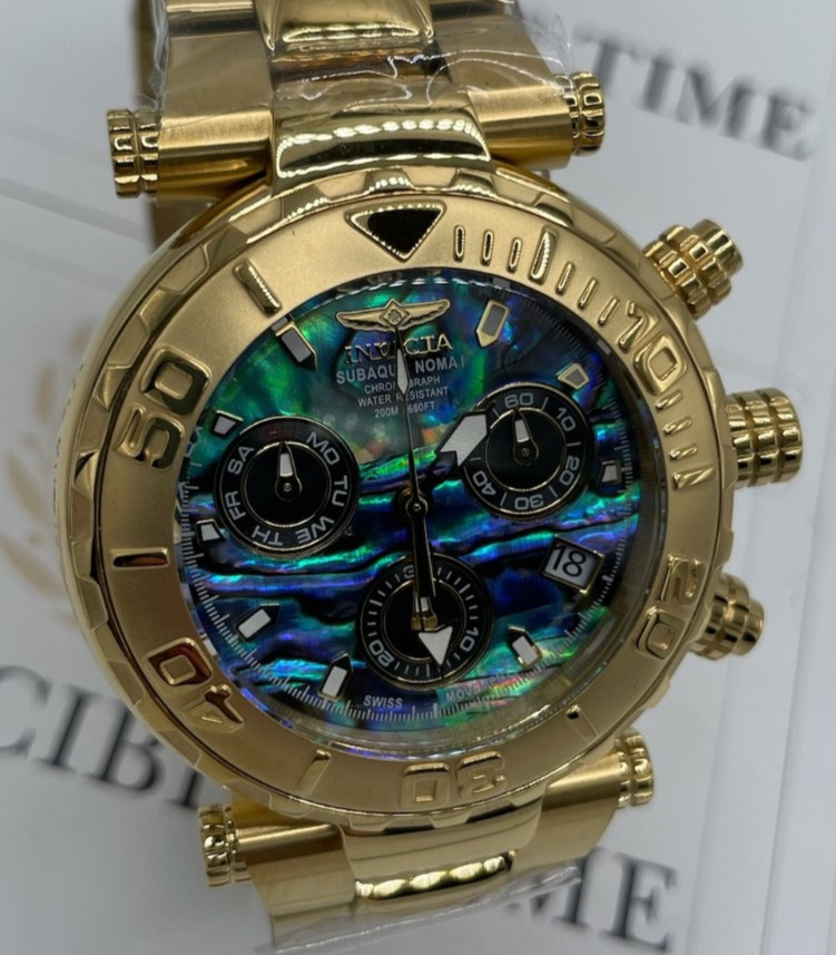 Invicta Subaqua Noma I Men’s Chrono Abalone Dial Watch (25801) Limited to 3,000