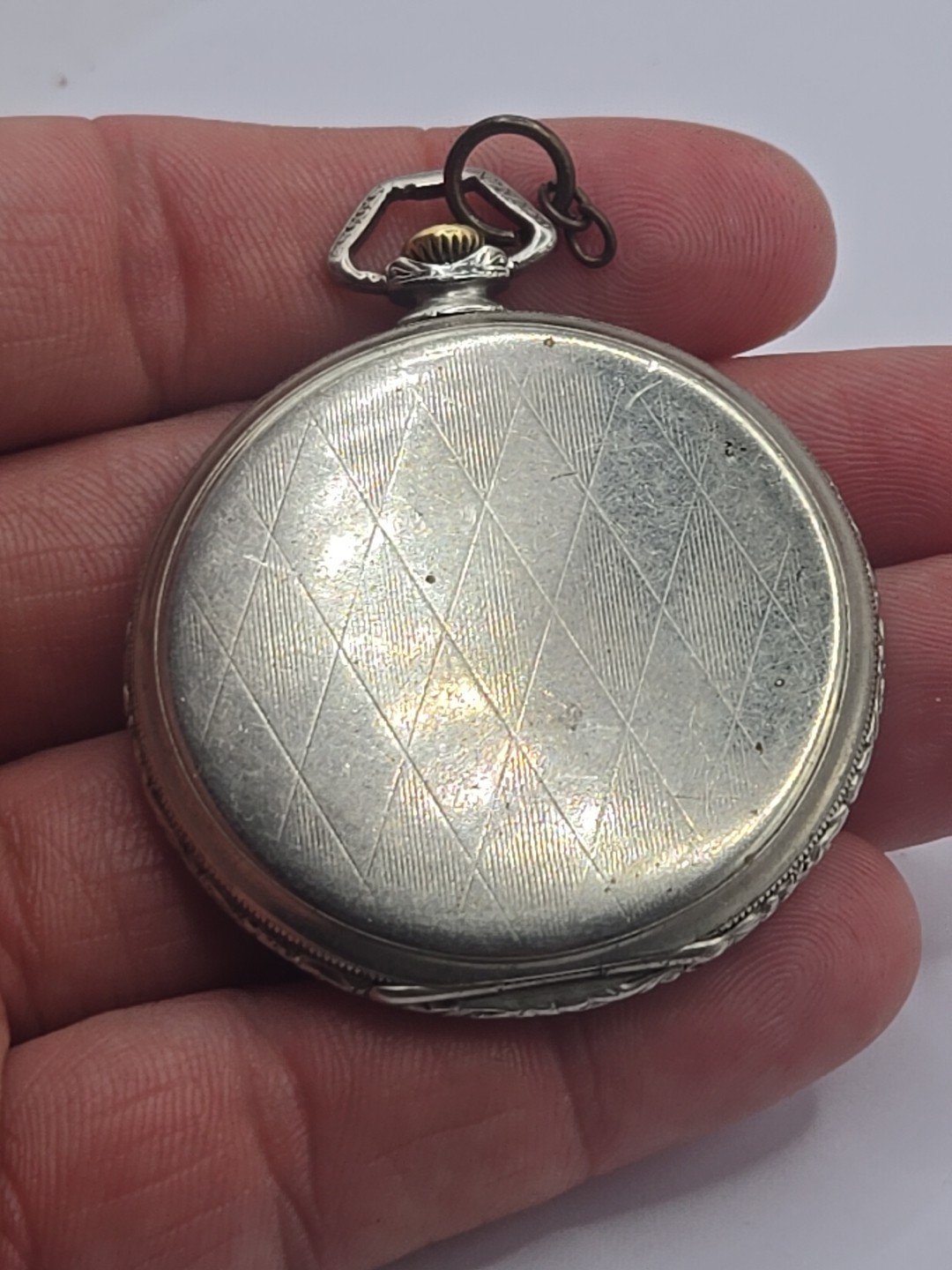 Vintage Cortebert Pocket Watch Cal 518 Running For Repairs