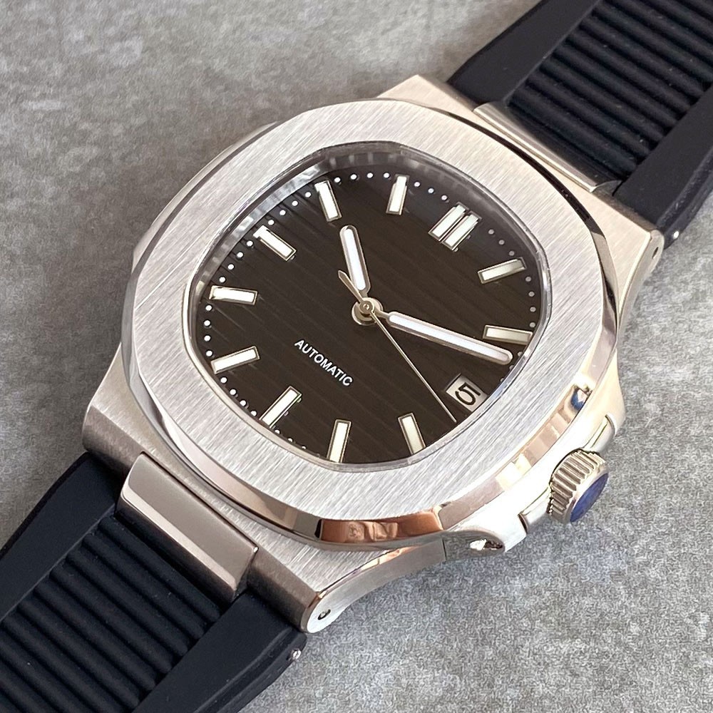 Tandorio 40mm Sapphire 20ATM Lume Automatic NH35A PT5000 Men Mechanical Watch