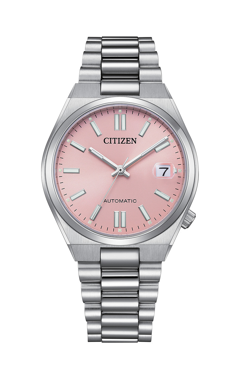 Citizen Tsuyosa Automatic Pastel Pink Dial Watch- NJ0200-50Z NEW