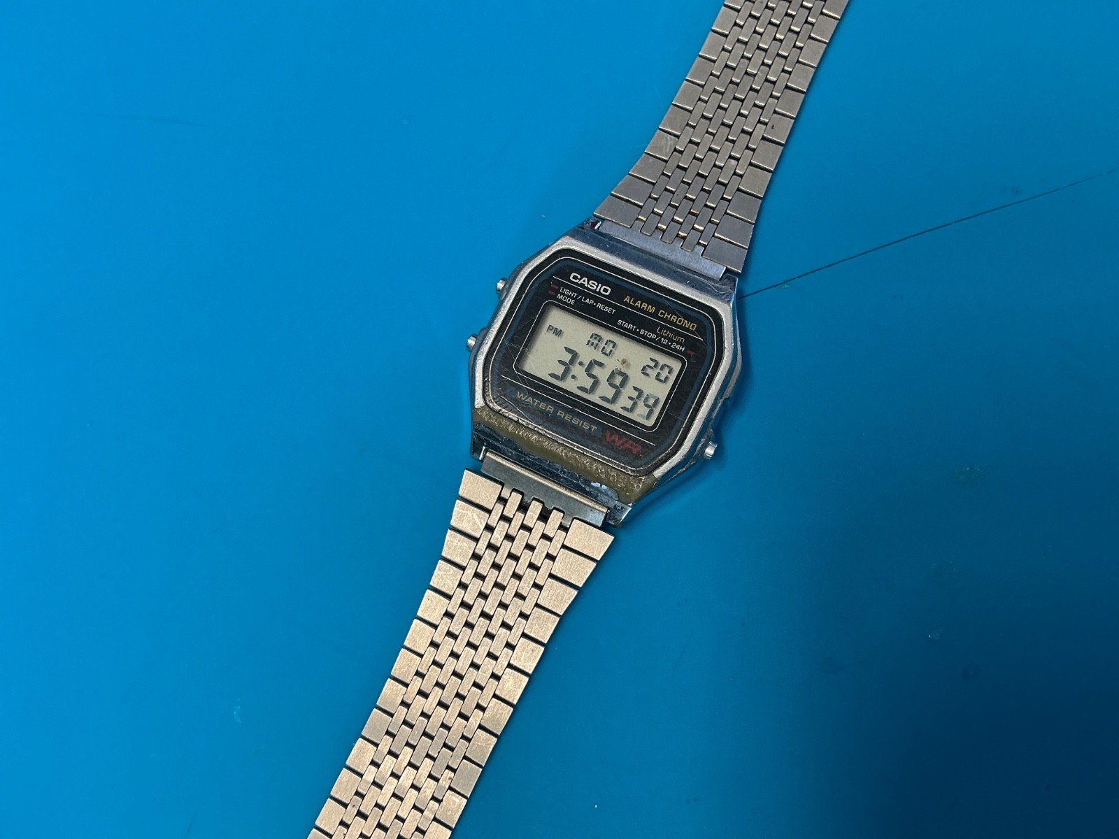 Vintage Casio A158W LCD Digital Watch New Battery Working