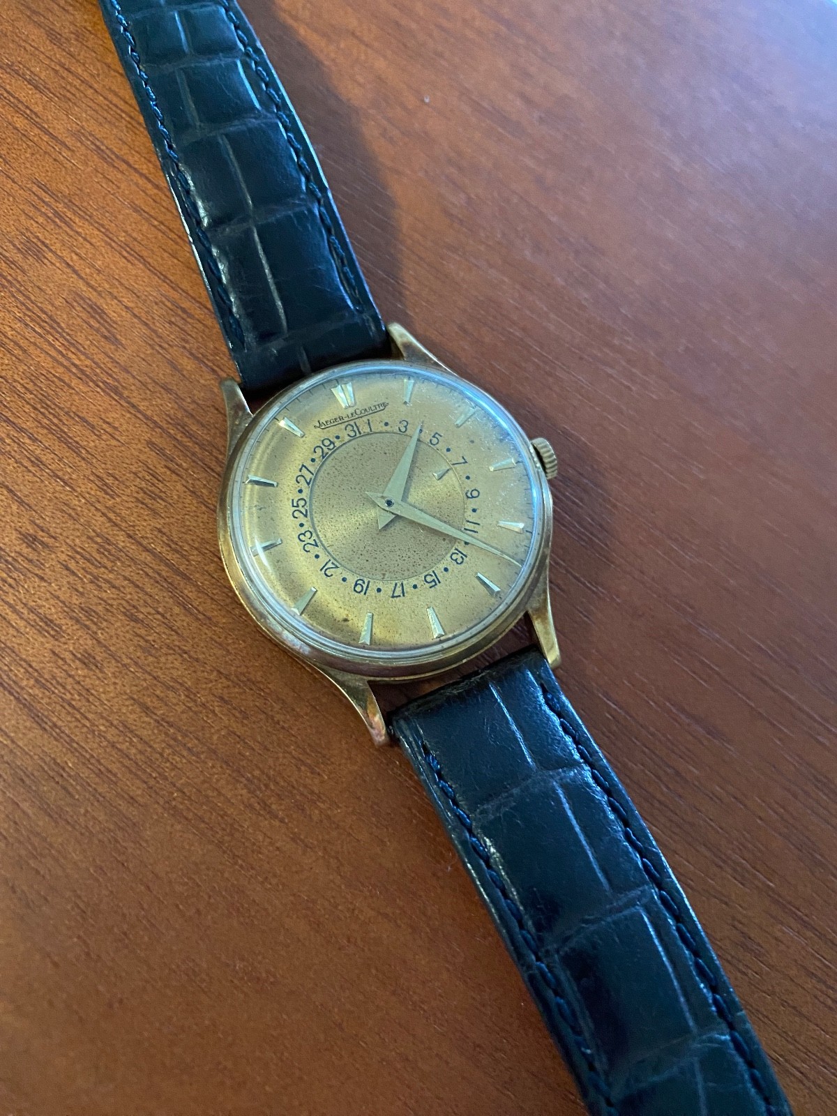 Vintage Jaeger-LeCoultre Scheibenkalender Manual Wind c.1951