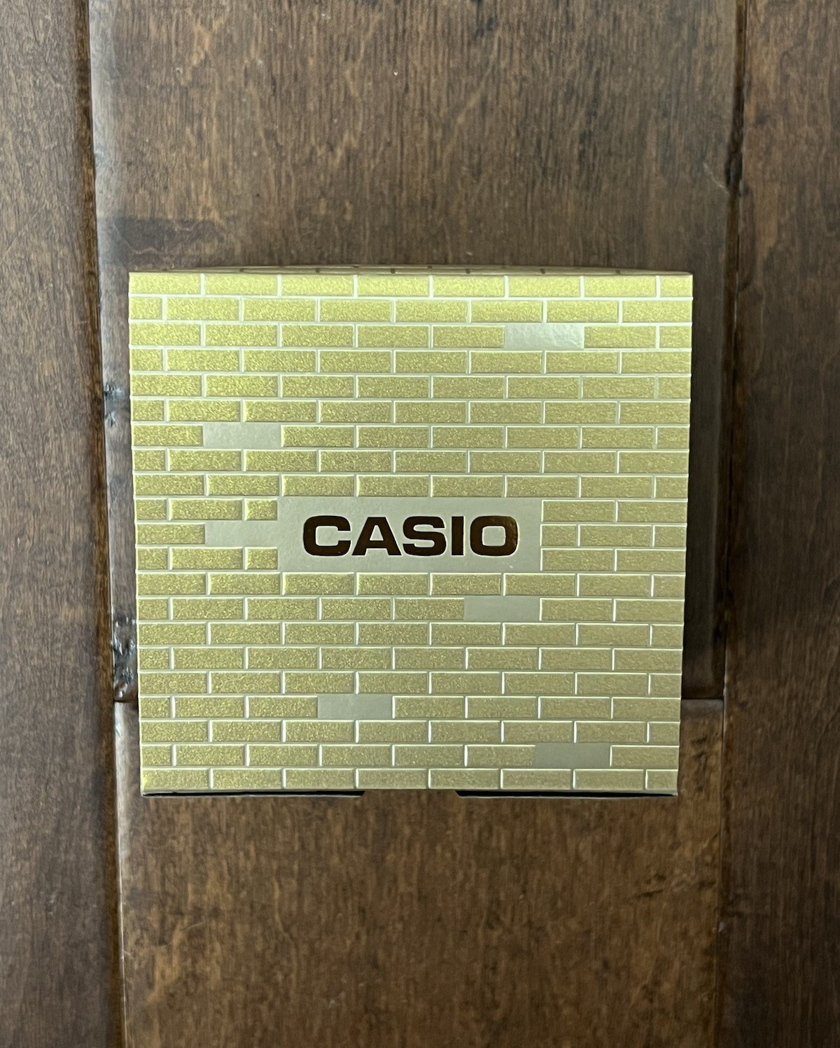 CASIO x J Balvin Ring Watch CRW001JB-9 Gold Pattern New Rare Limited IN HAND