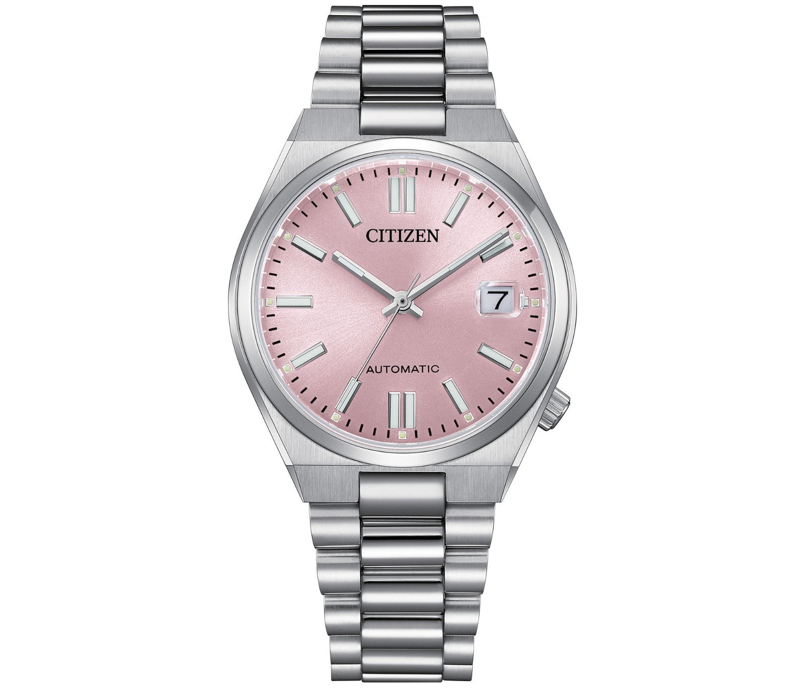 Citizen Tsuyosa Pink Dial Stainless Steel Automatic Men’s Watch NJ0200-50Z