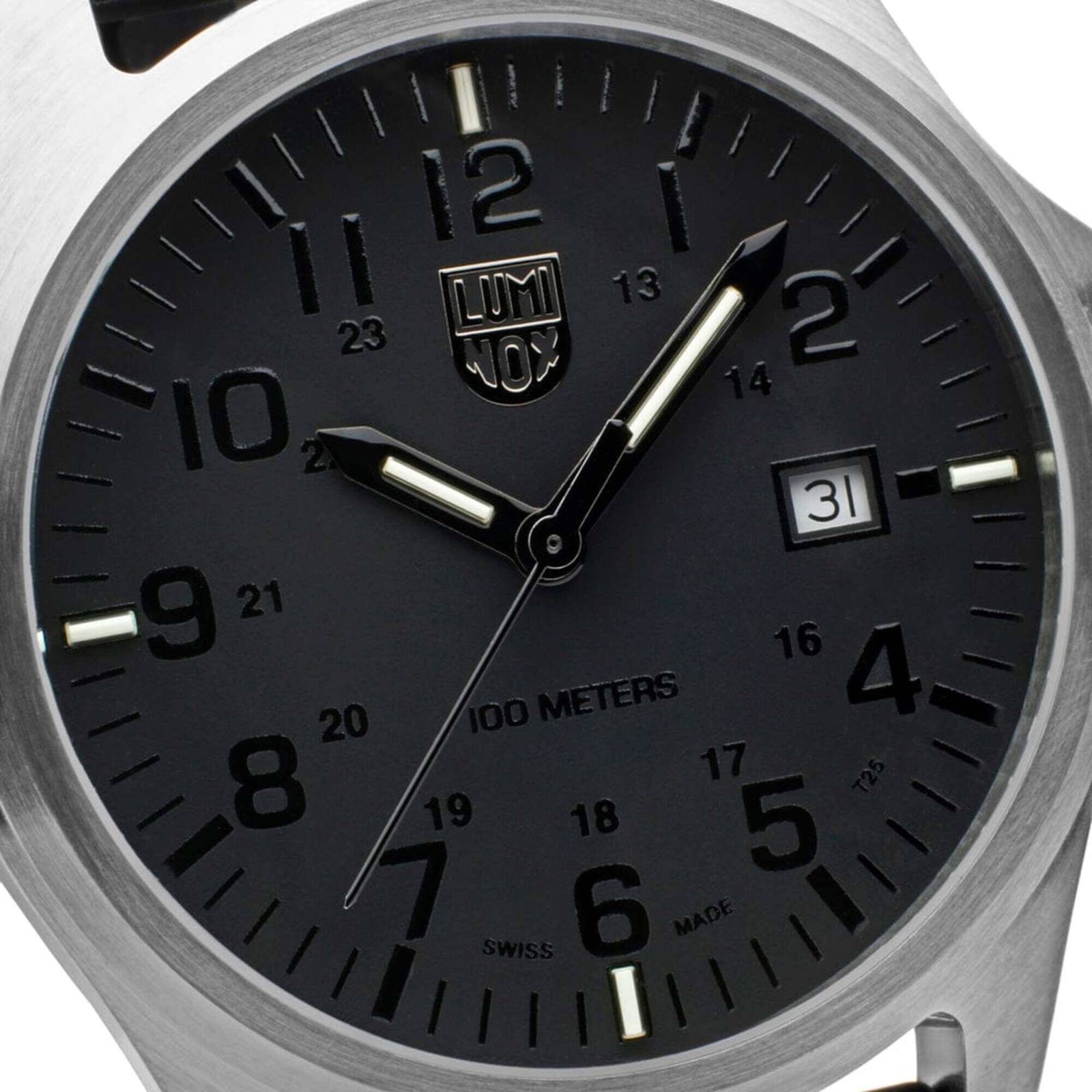 Luminox Men’s Watch G Steel Quartz Black Polyurethane Strap X2.2502