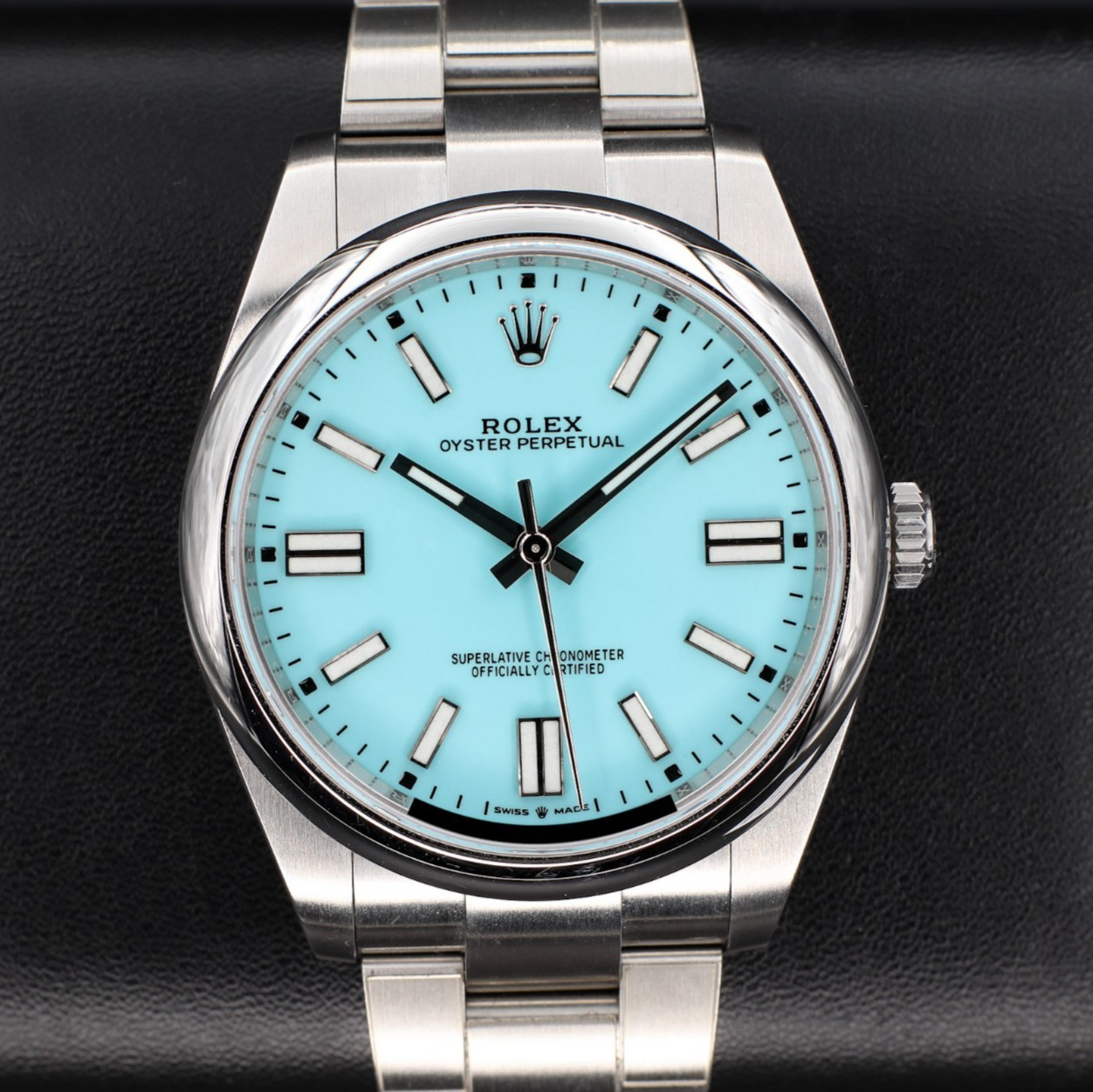 Rolex Oyster Perpetual 41 Tiffany Dial 2021 Complete – 124300