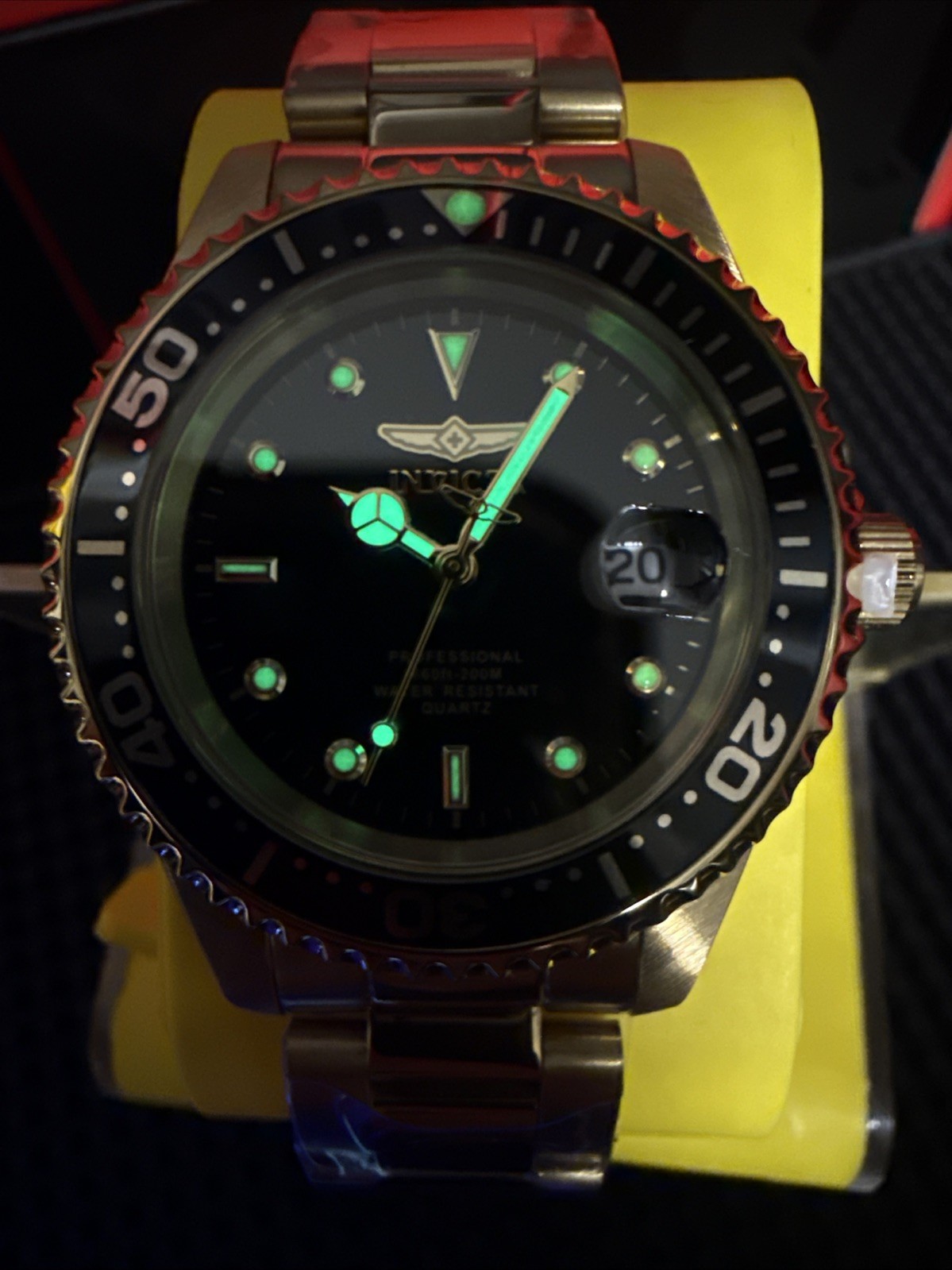 Invicta Pro Diver Anchoris 37.5mm Gold plated 8936OB