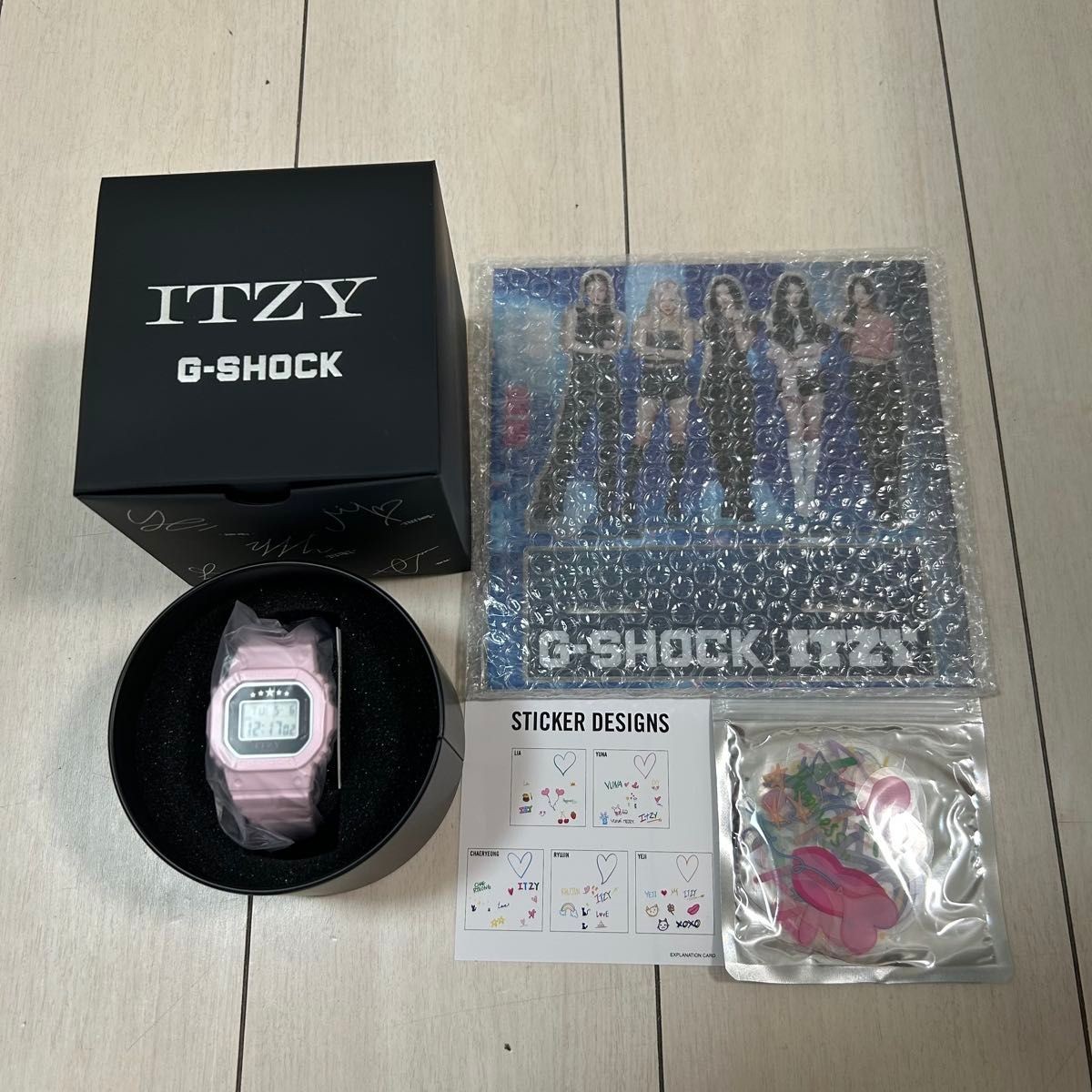 G SHOCK x ITZY Collaboration Limited Edition Acrylic Stand GMD S5610IT CASIO Wri