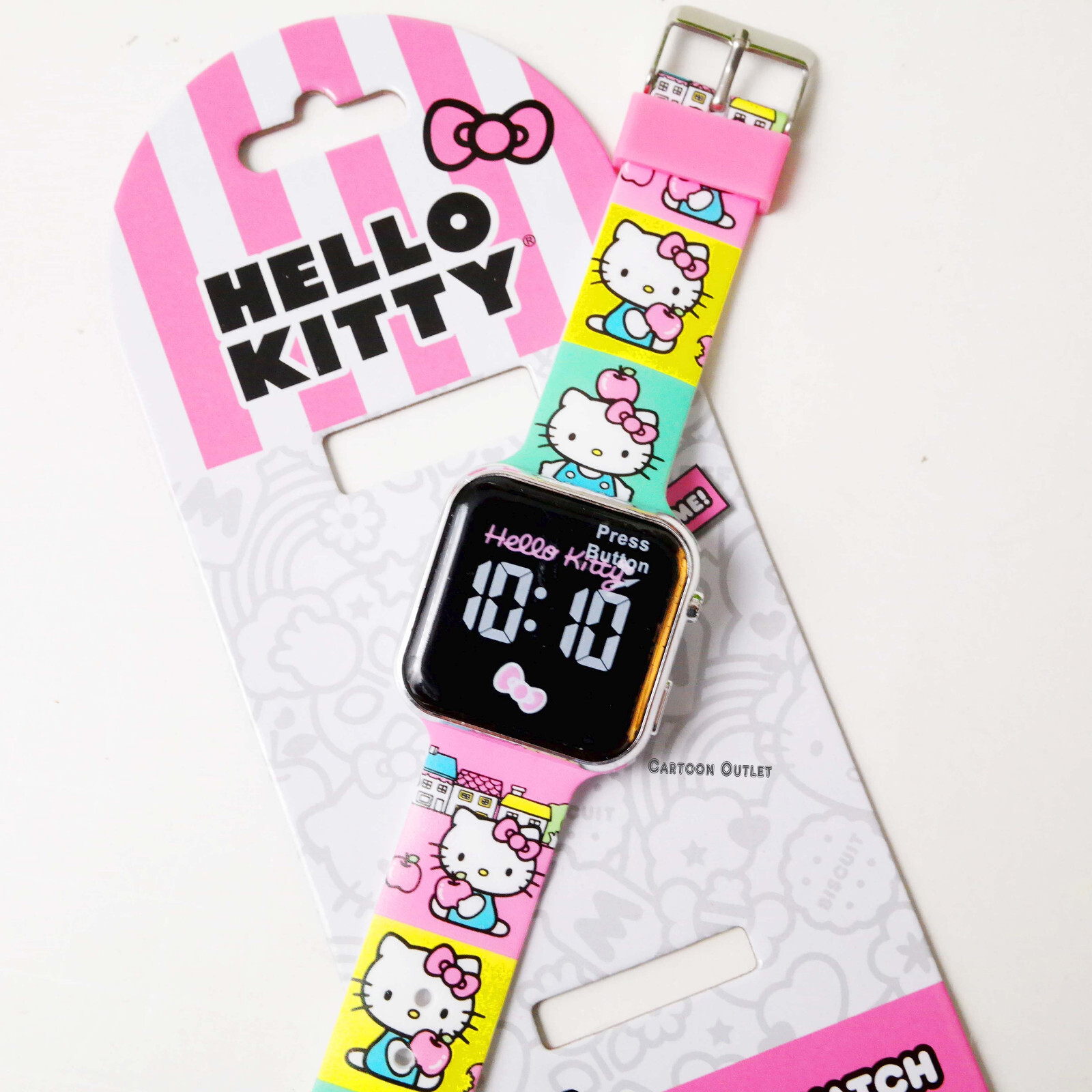 Sanrio Hello Kitty Wristwatch Girls Digital Watch Kids Birthday Gift Authentic