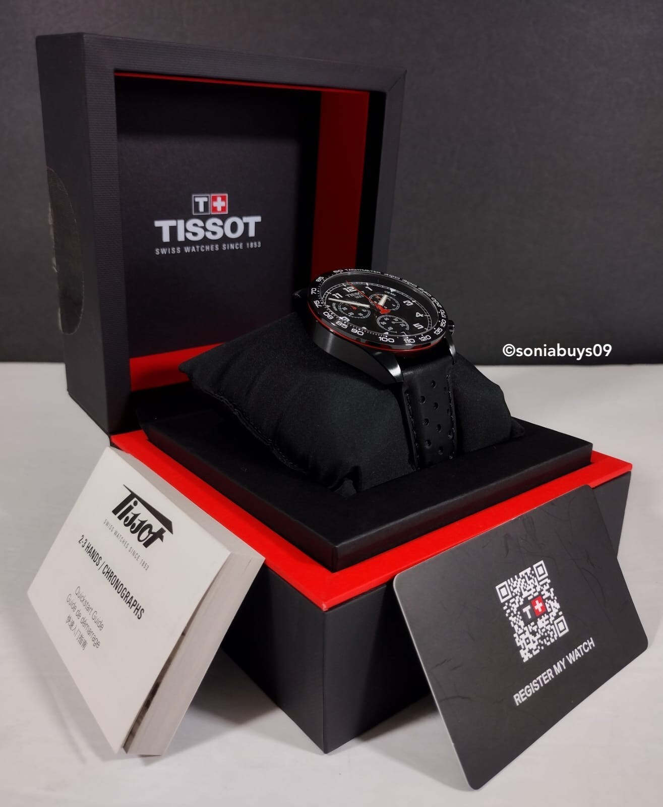 Tissot PRS 516 Quartz Chronograph Men’s Watch, Black