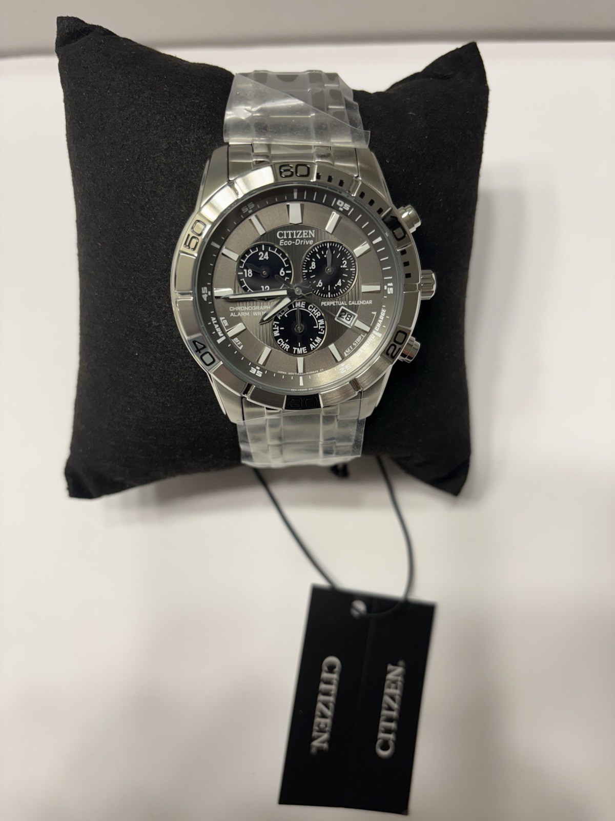 Citizen Eco-Drive Brycen Chronograph Stainless Steel Men’s Watch BL5450-54H