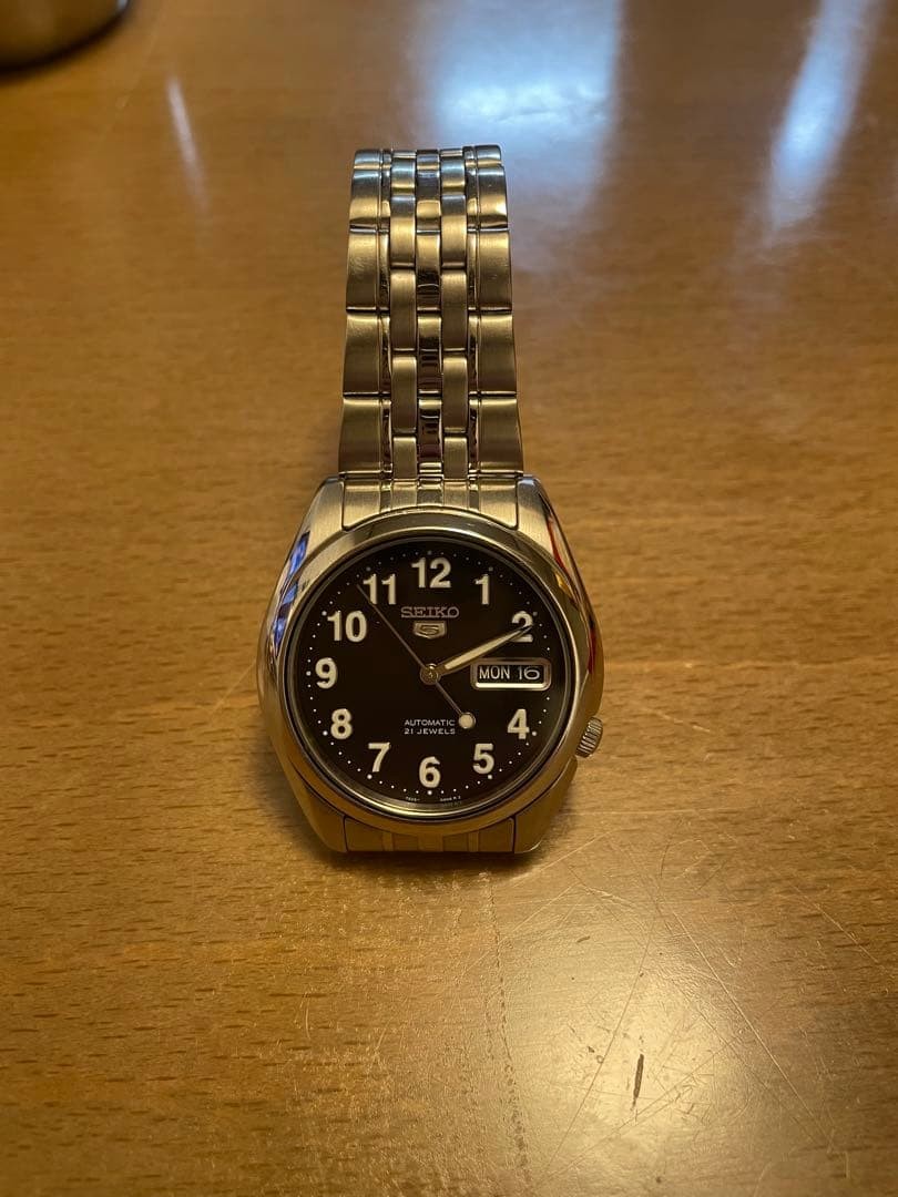 SEIKO5 Men’s Watch, Automatic, Open Back, 7S26-01V0