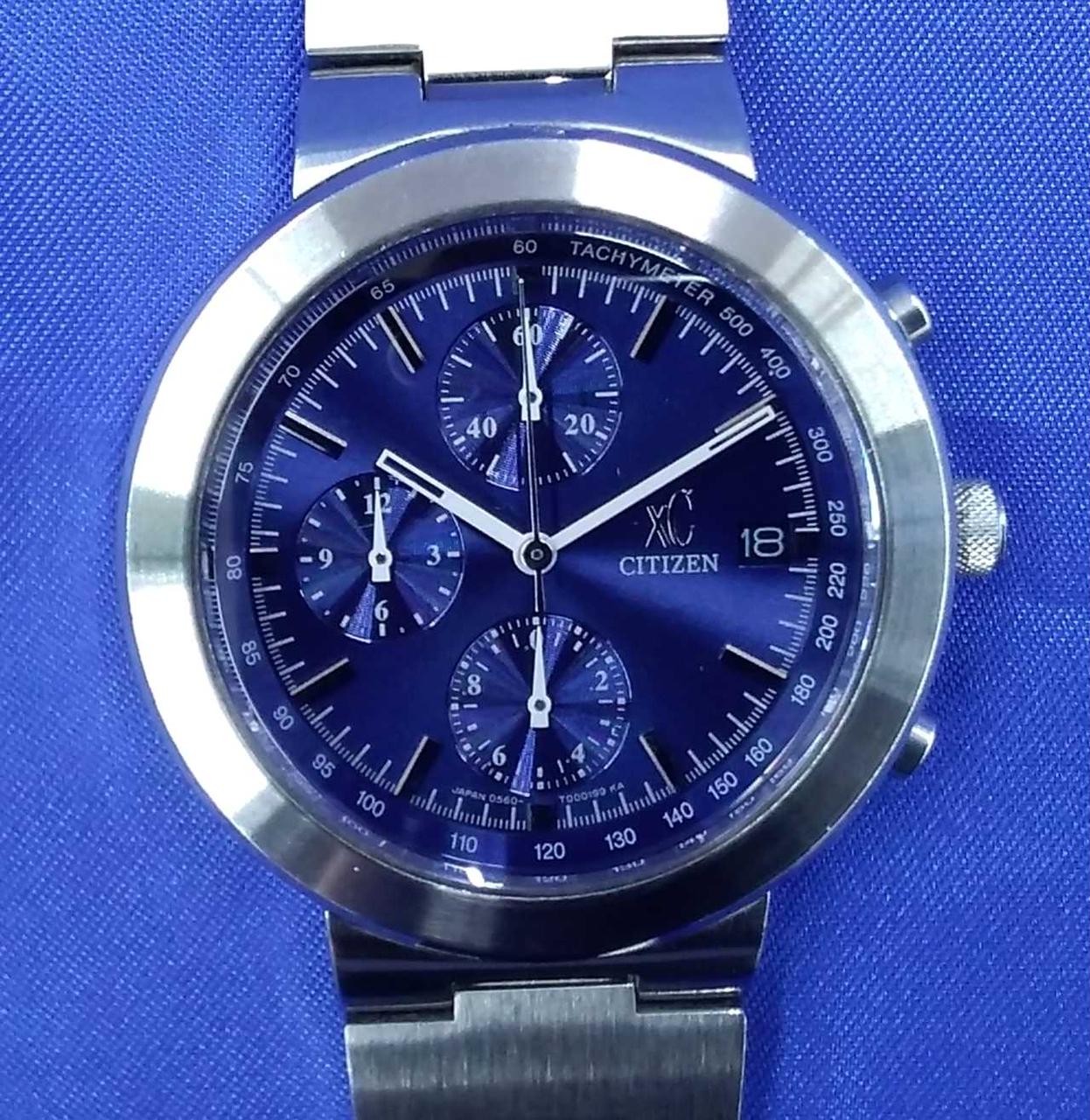 CITIZEN xC Chronograph 0560-H25951 GN-4-S Men’s Unisex Wristwatch Japan Rank AB