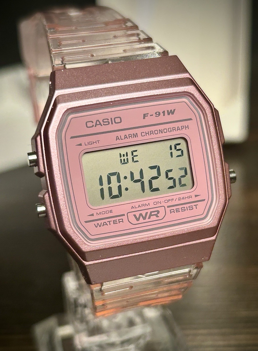 Casio F-91WS-4JH JDM Pink F-91W BNIB Japan Model Box Papers Complete
