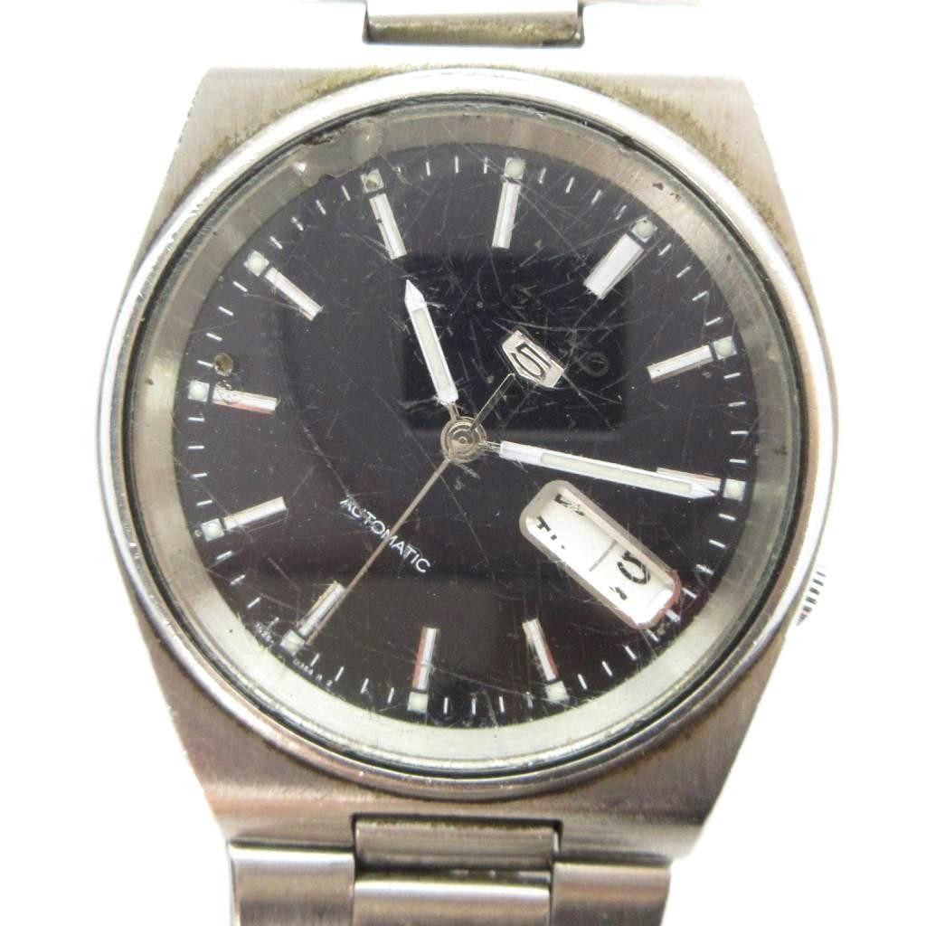 Seiko 5 7S26 Automatic Silver Dial Men’s Watch 35mm Stainless Steel