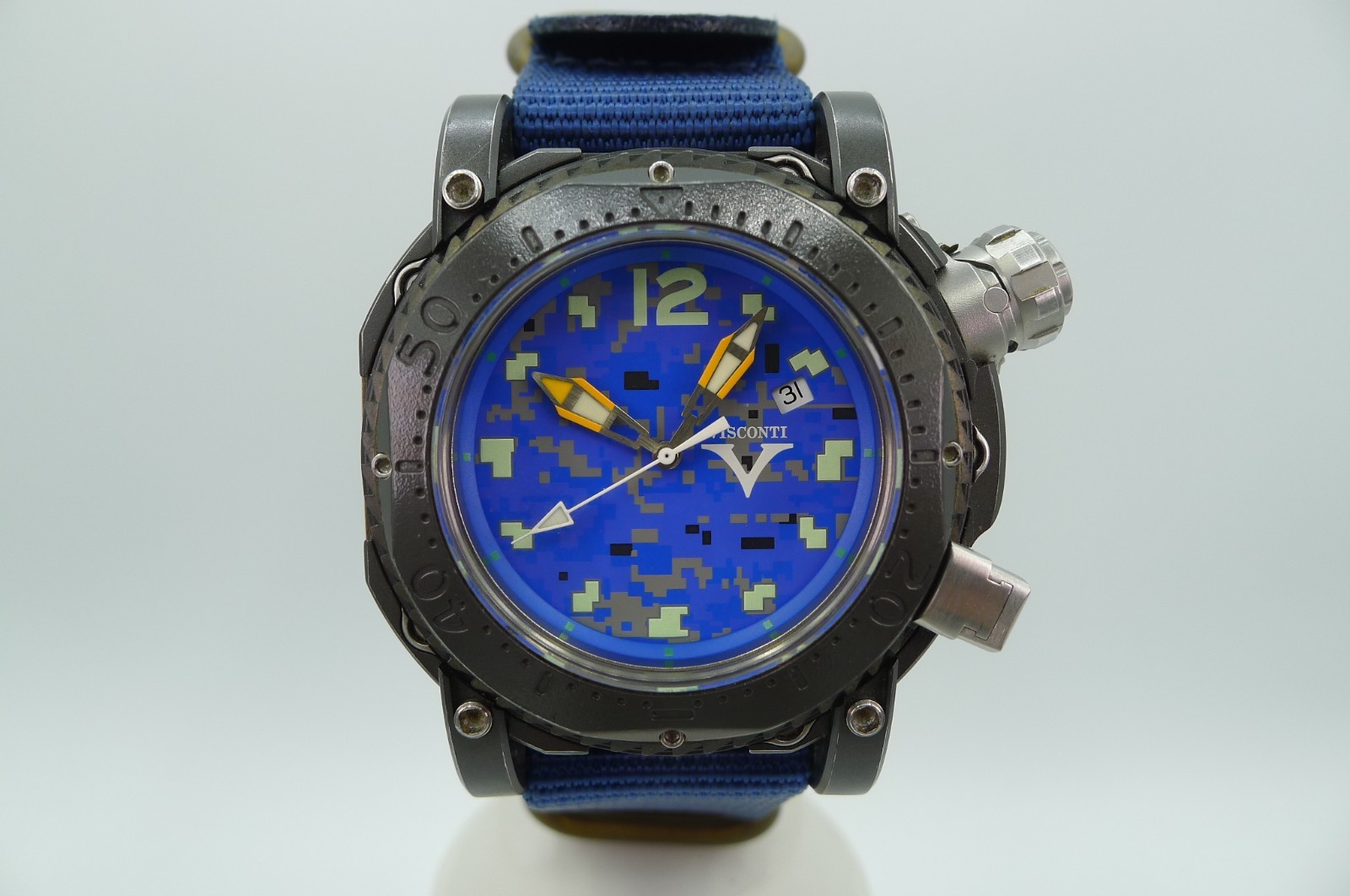 VISCONTI ABYSSUS CAMO PVD 3000M MADE ITALY DIVER ANONIMO LIMITED 28 PCS SOLD OUT