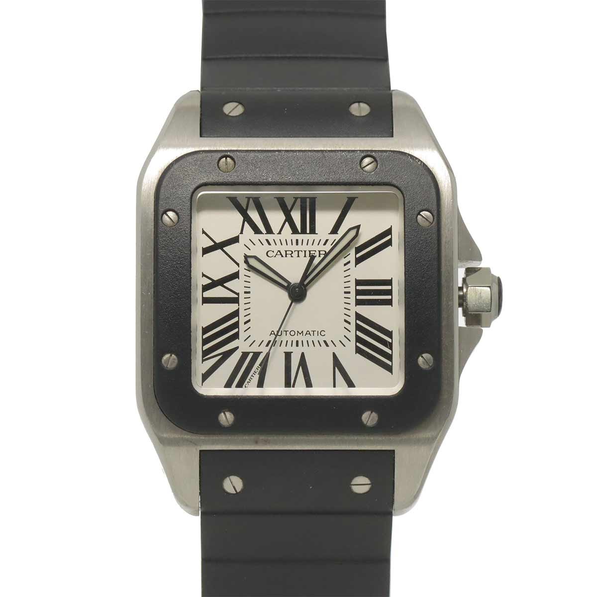 Cartier Santos 100 LM W20121U2 Automatic Silver Dial mens Watch 90331741