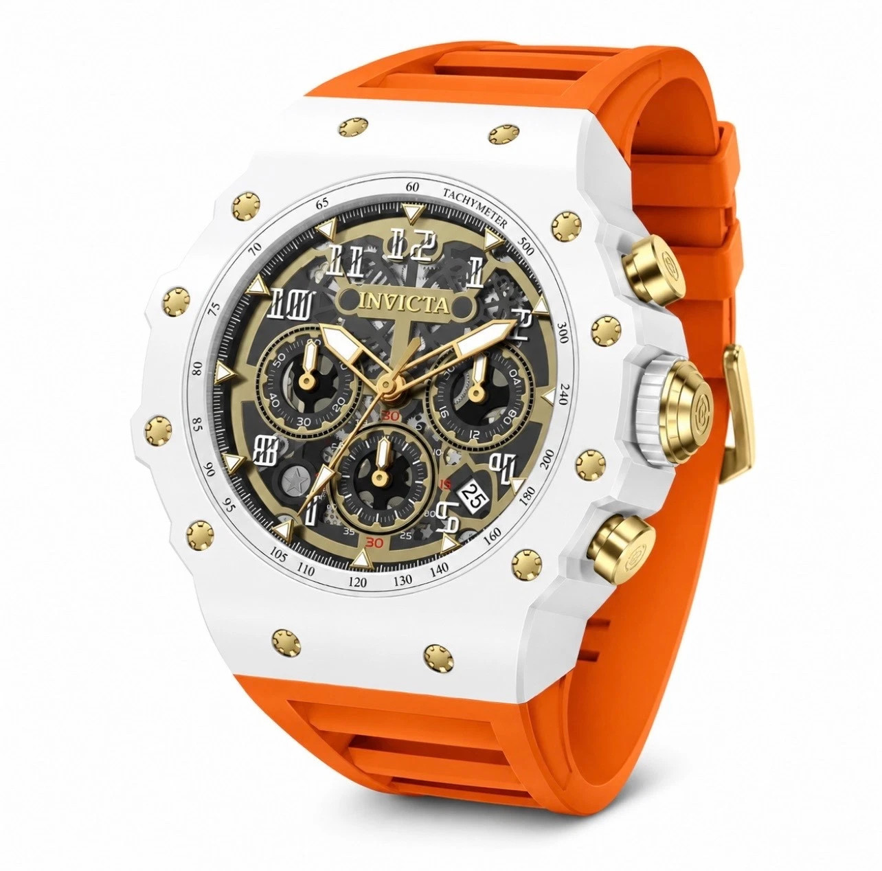 Invicta – Valxor – 40mm – Green/Black – (69773) -(69651) White/Orange