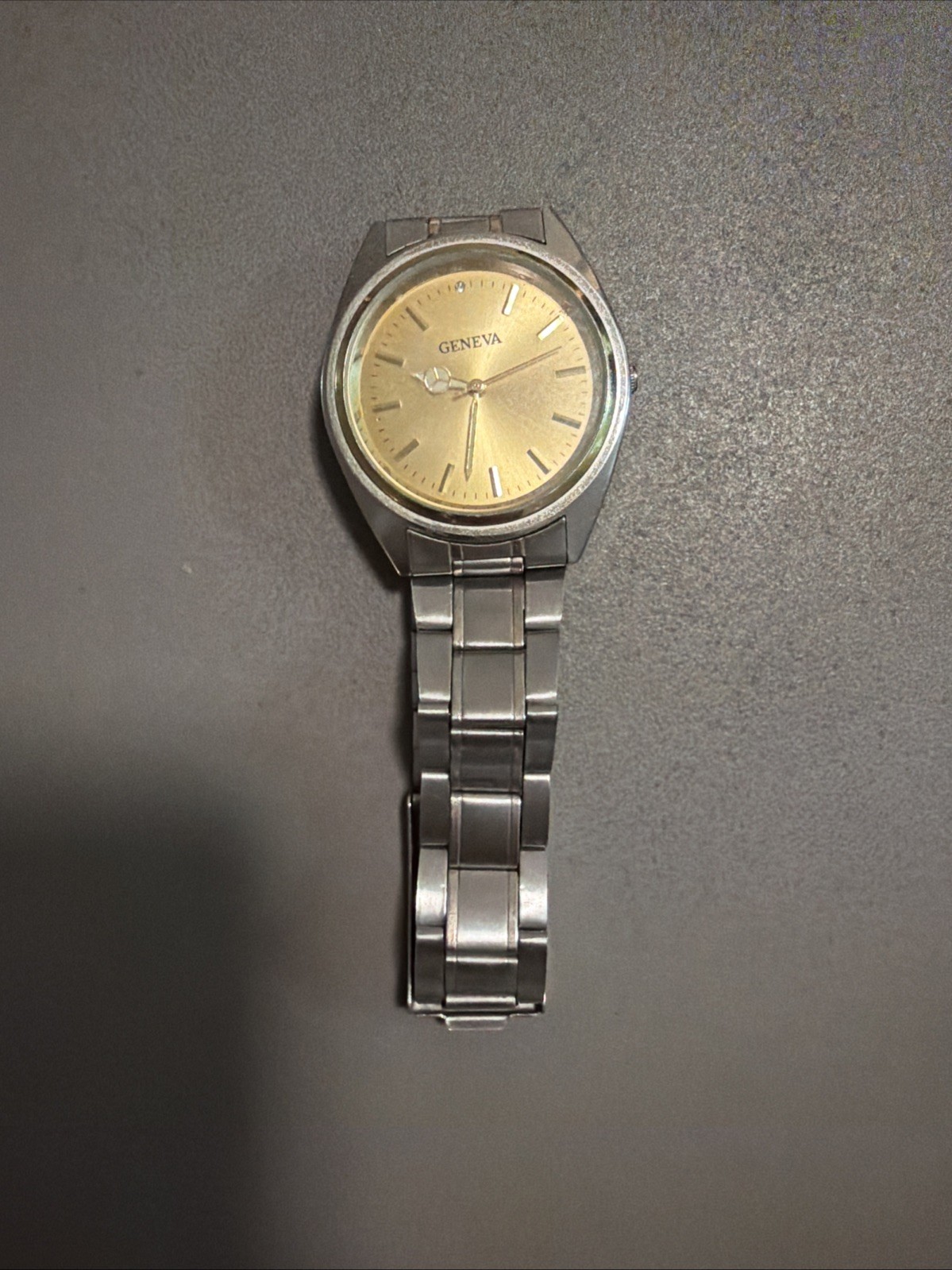 Geneva Stainless Steel Watch