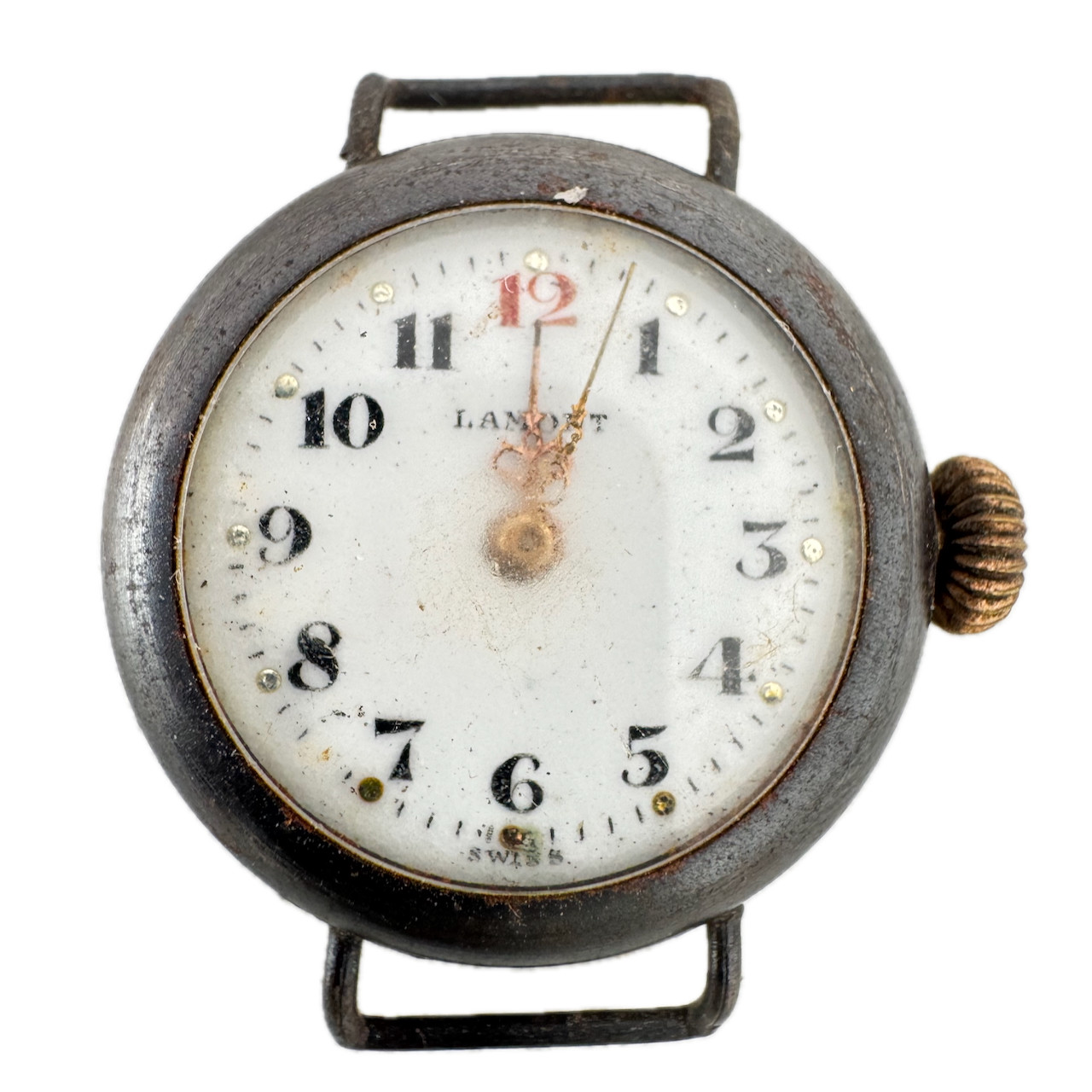 Vintage 28mm Maine Lamont 1 Jewel Men’s Mechanical Wristwatch P Swiss