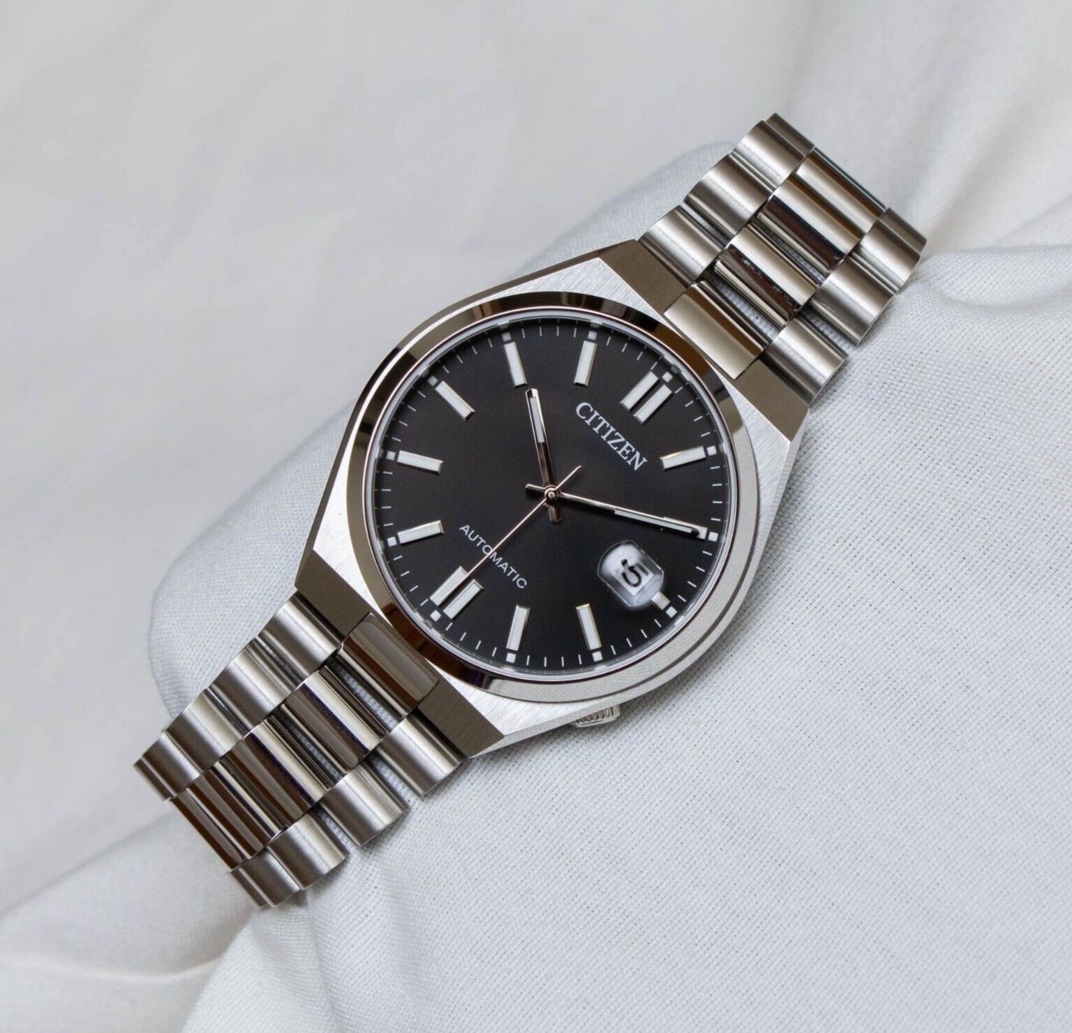 Citizen NJ0151-88M Automatic Mechanical Black Dial Stainless Steel Men Watch