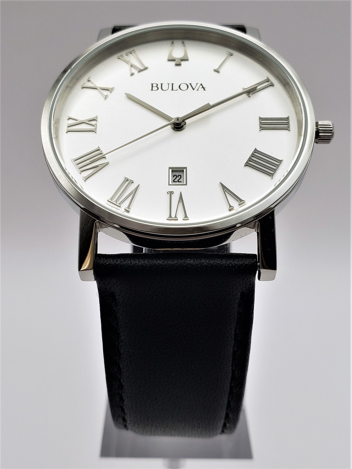Bulova Men’s 96B312 American Clipper Leather Watch
