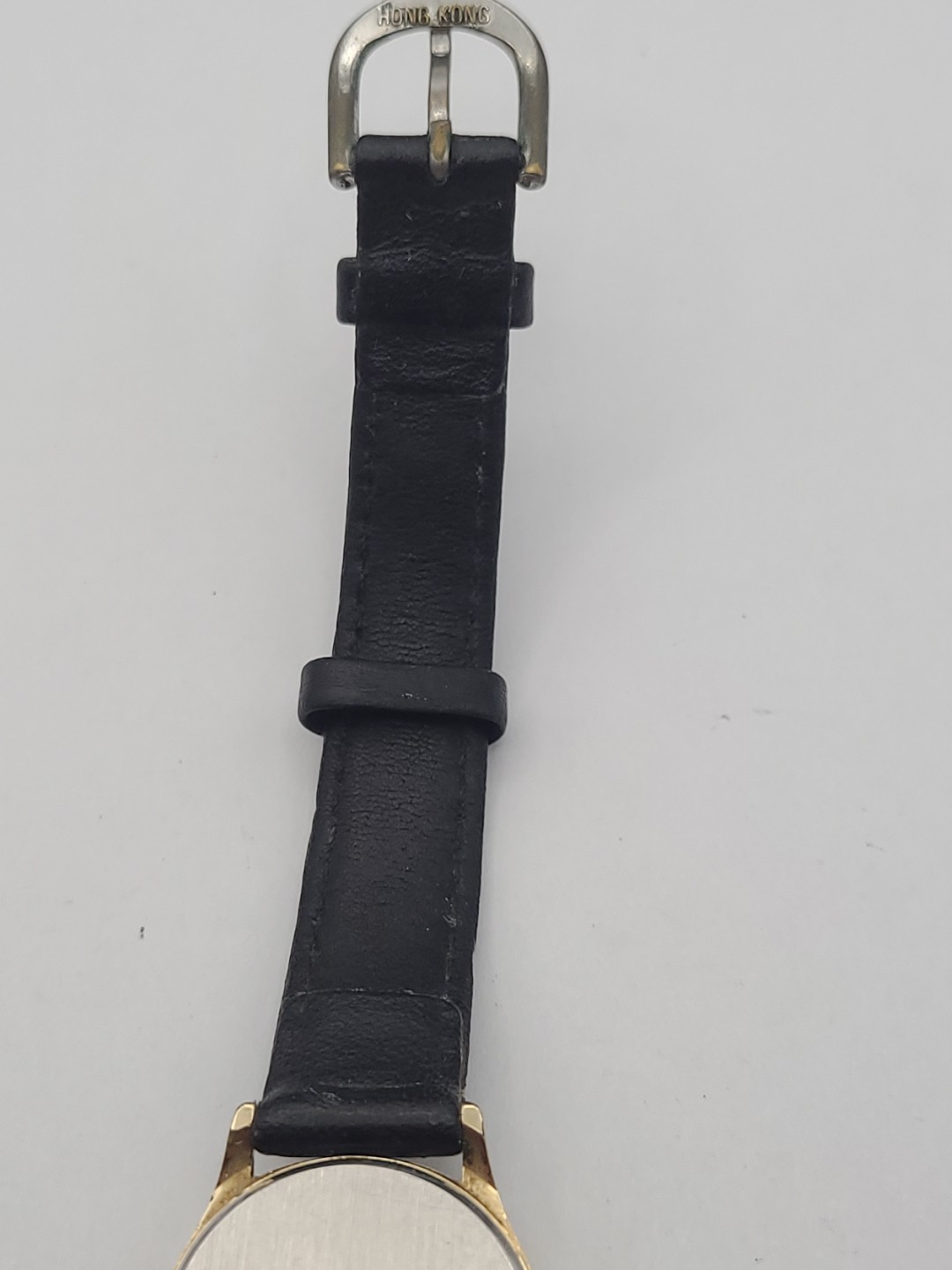 Vintage Pulsar Watch Women Gold Tone Date V248-0010 Leather Band New Battery