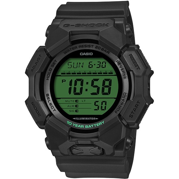 GD-010BEG-1JF Casio G-SHOCK Watch BLACK AND ELECTRO GREEN from Japan NEW
