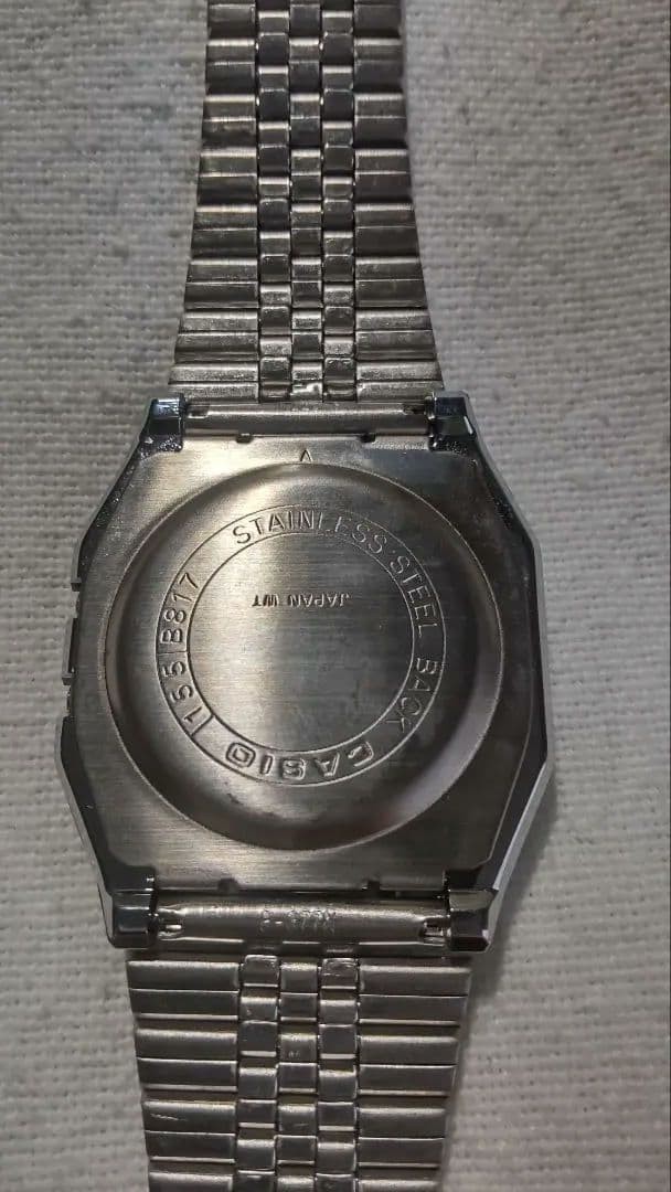 [Unused A] CASIO Vintage B817 Long-term storage item, extremely rare.