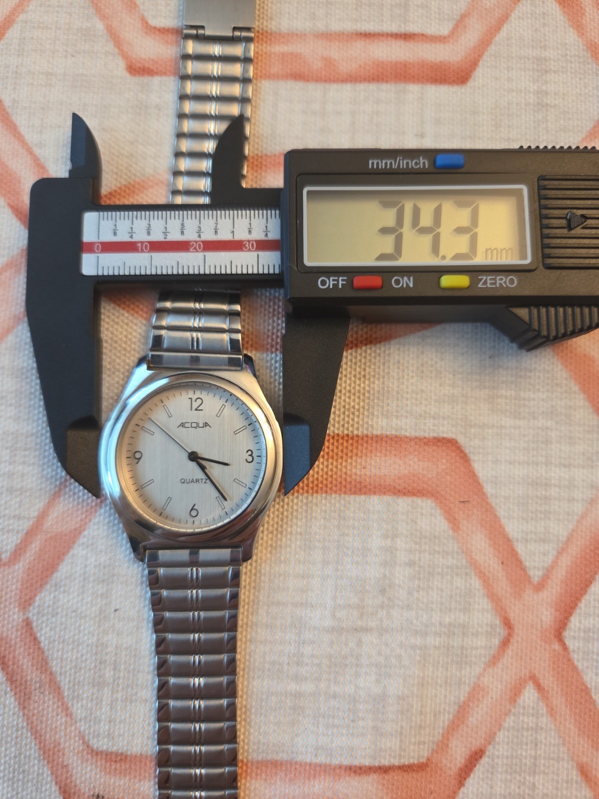 Acqua by Timex Stainless Steel Watch (Timex) Water Resistant New Old Stock