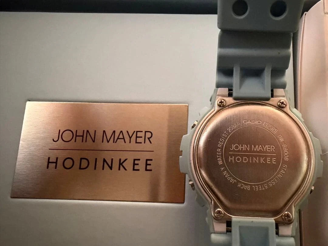 Casio G-Shock x John Mayer x Hodinkee x2 WHITE & BLUE