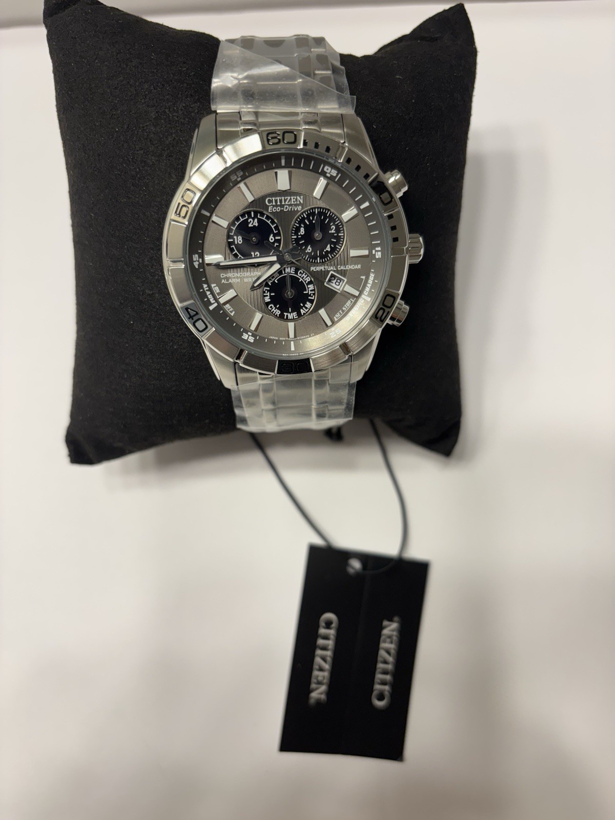 Citizen Eco-Drive Brycen Chronograph Stainless Steel Men’s Watch BL5450-54H