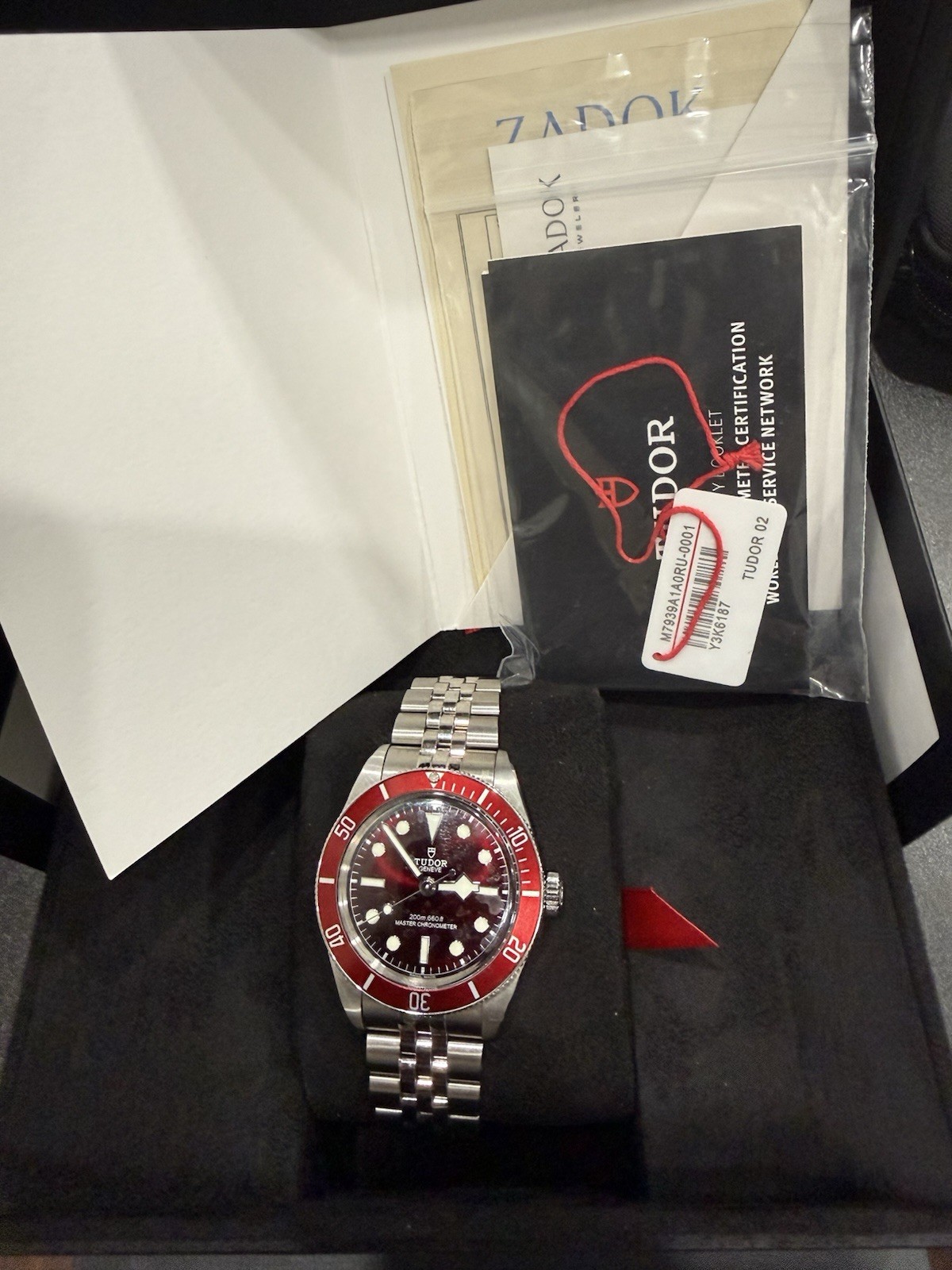 Tudor Black Bay 58 Burgundy Dial Stainless Steel Watch M7939A1A0RU-0002