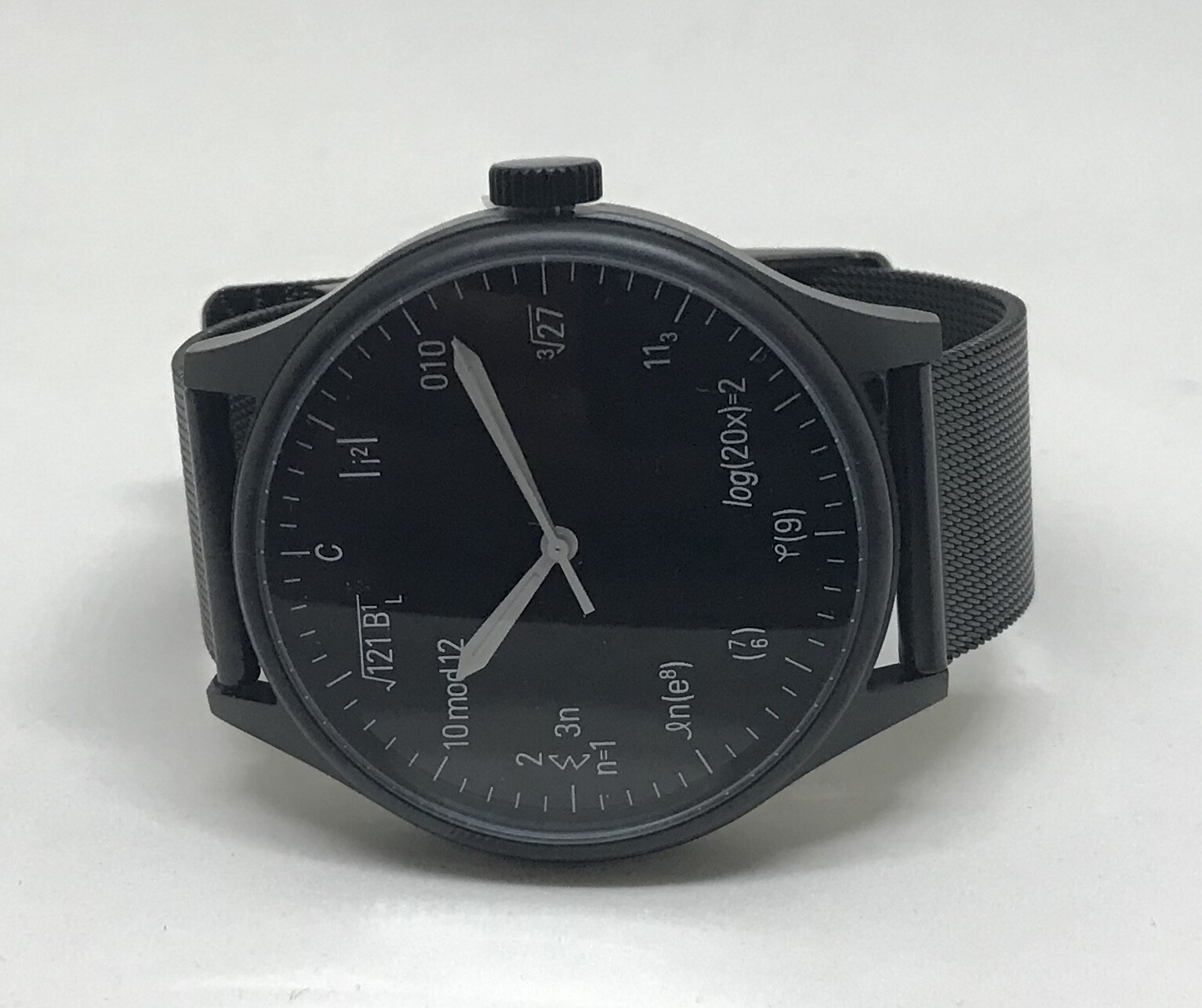 Equation STEM Watch – Science, Math, Geek Gift Stainless Steel PVD Black 42mm