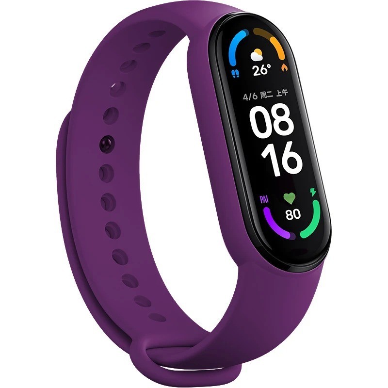 Silicone Strap for Xiaomi Mi Band 3 4 5 6 7 Sport Watch Wristband Bracelet