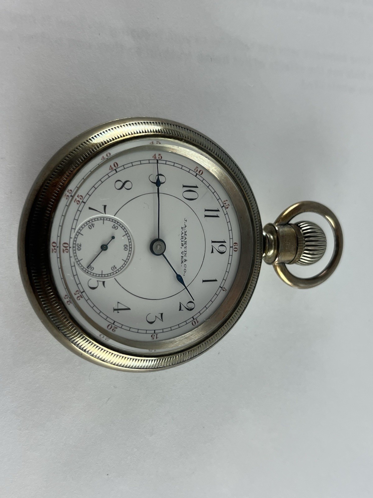 Rare Rockford Texas Private Label Pocket Watch 1888