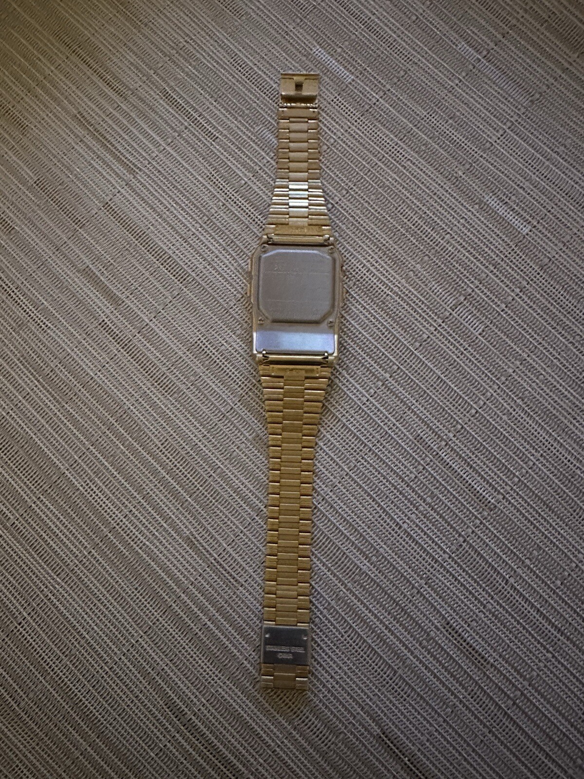 Casio Men’s Quartz Digital Calculator Gold-Tone Band 37mm Watch DBC-611G