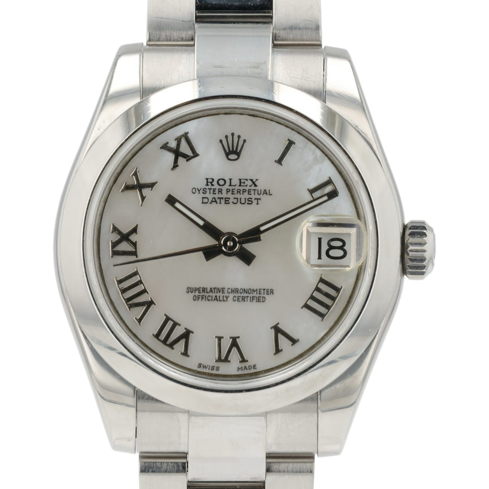 Rolex Lady Datejust Mop Dial Stainless Steel 31mm Auto Women’s Watch 178240