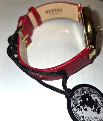 Versus Versace VSP214118 Brick Lane Red Gold Quartz Ladies Luxury Watch