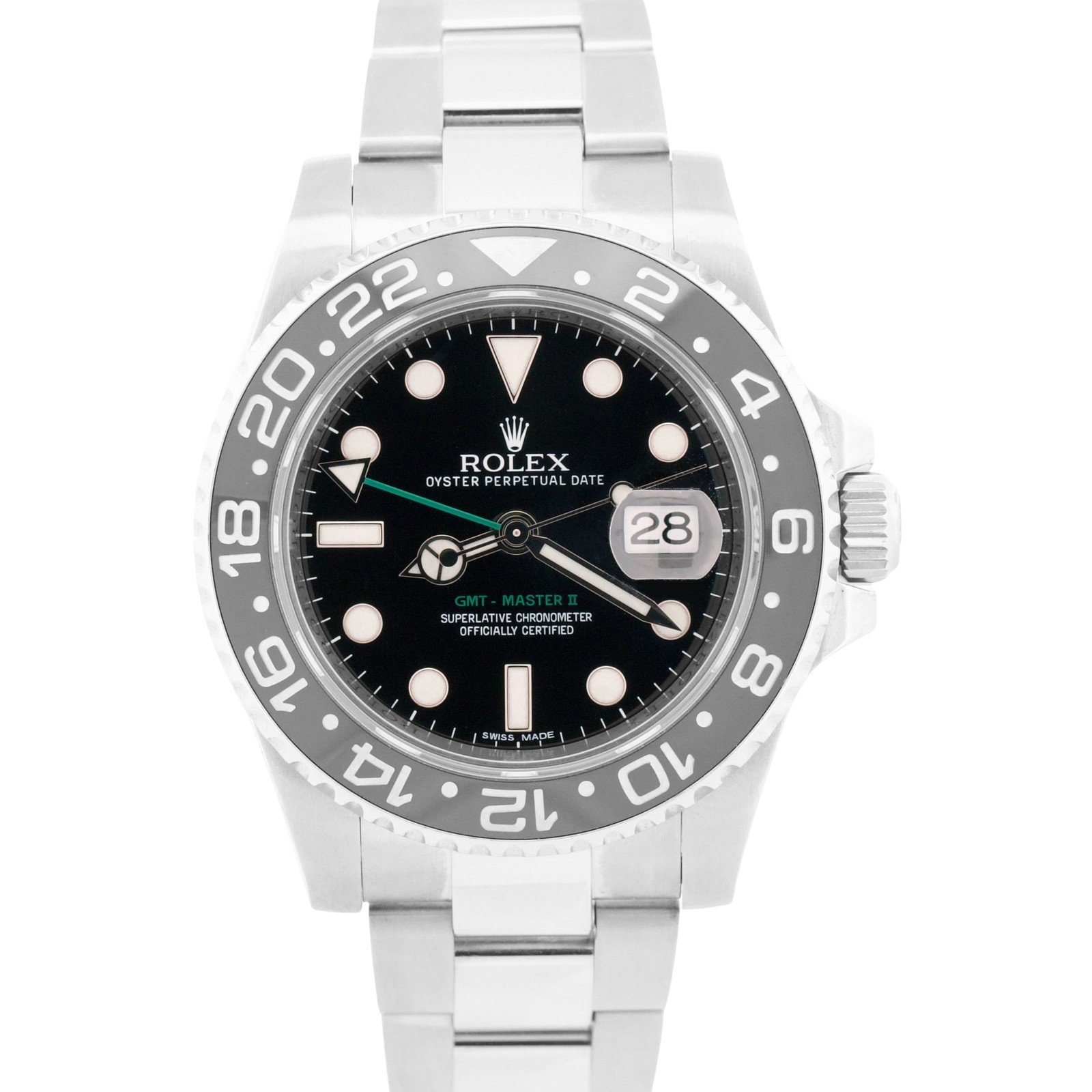 Rolex GMT-Master II BLACK Stainless Steel Ceramic RANDOM SERIAL 40mm 116710 LN