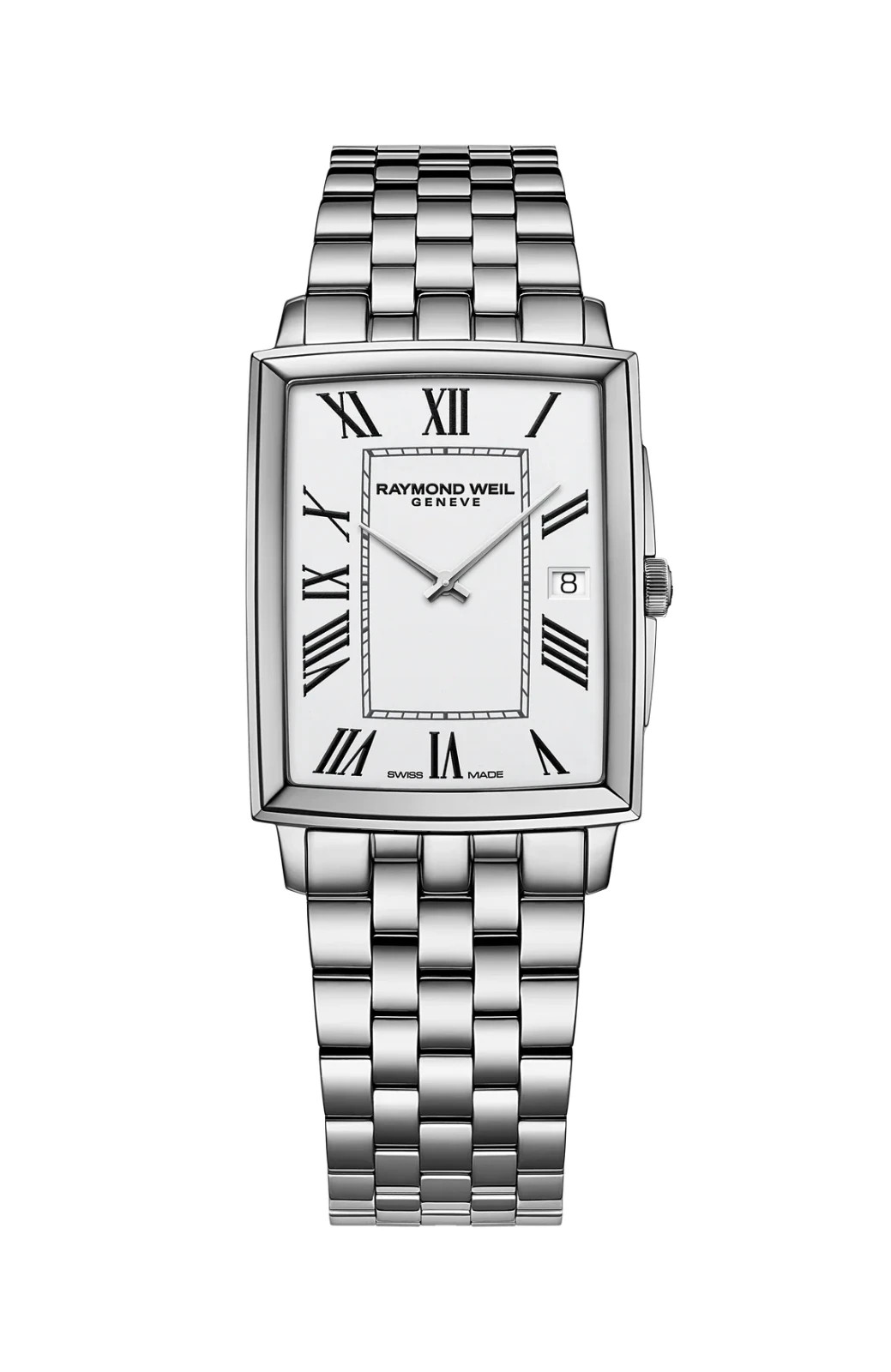 Raymond Weil Toccata White Dial Silver Tone Stainless Men’s Watch 5425-ST-00300