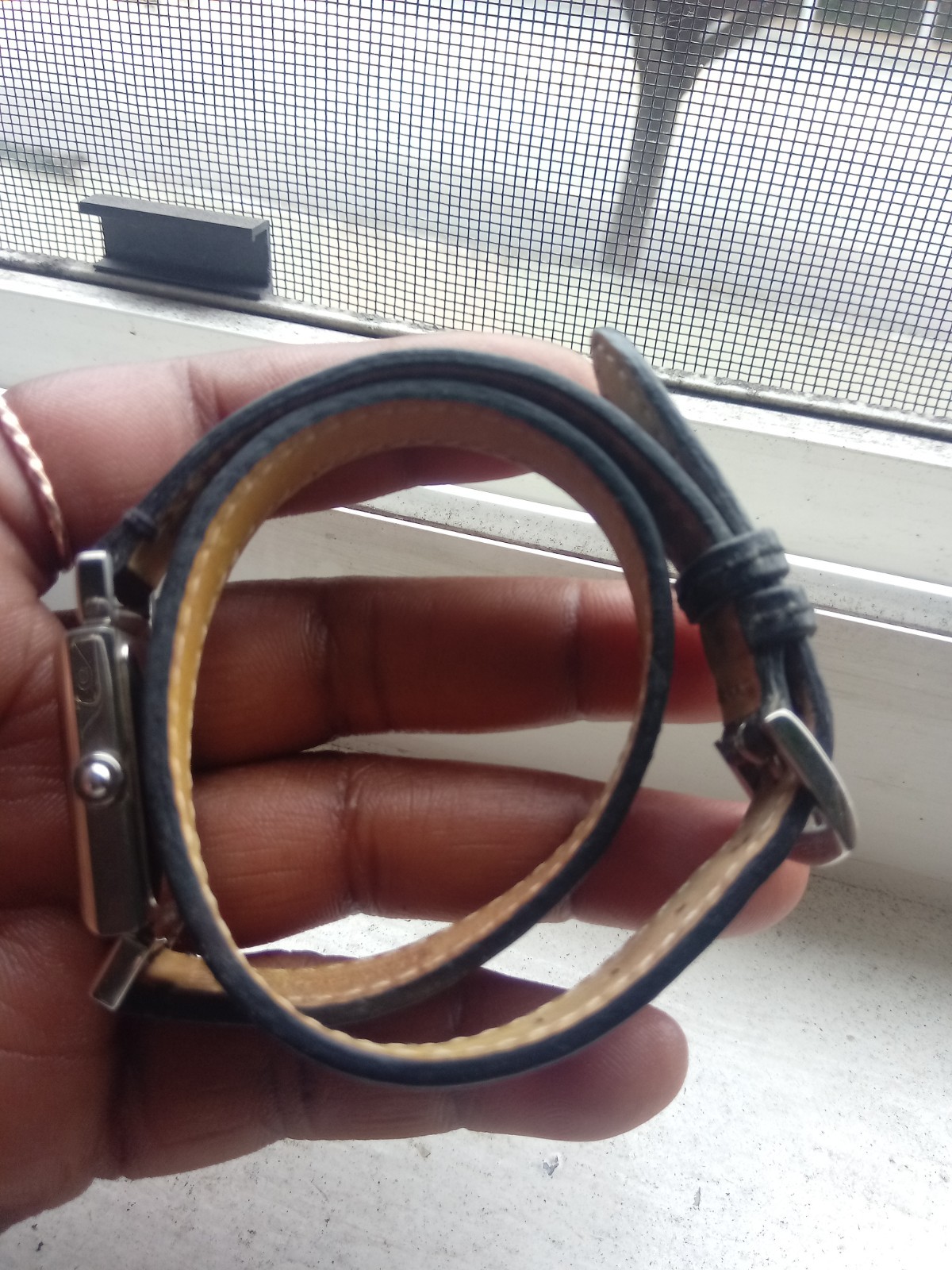 Vtg Women’s Coach blk Women’s Watch, 0820, 8.5in Long
