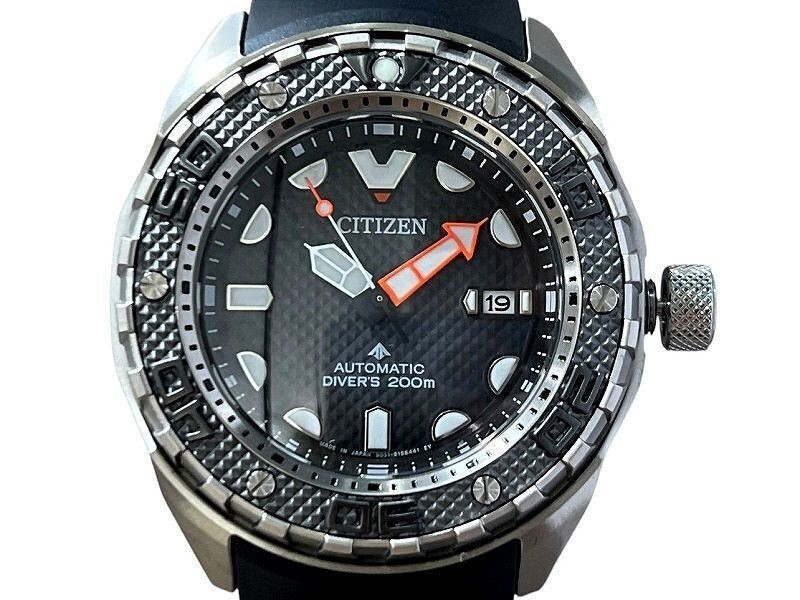 Regular 132 000 New CITIZEN 2021 Model NB6004 08E Promaster Mechanical Titanium