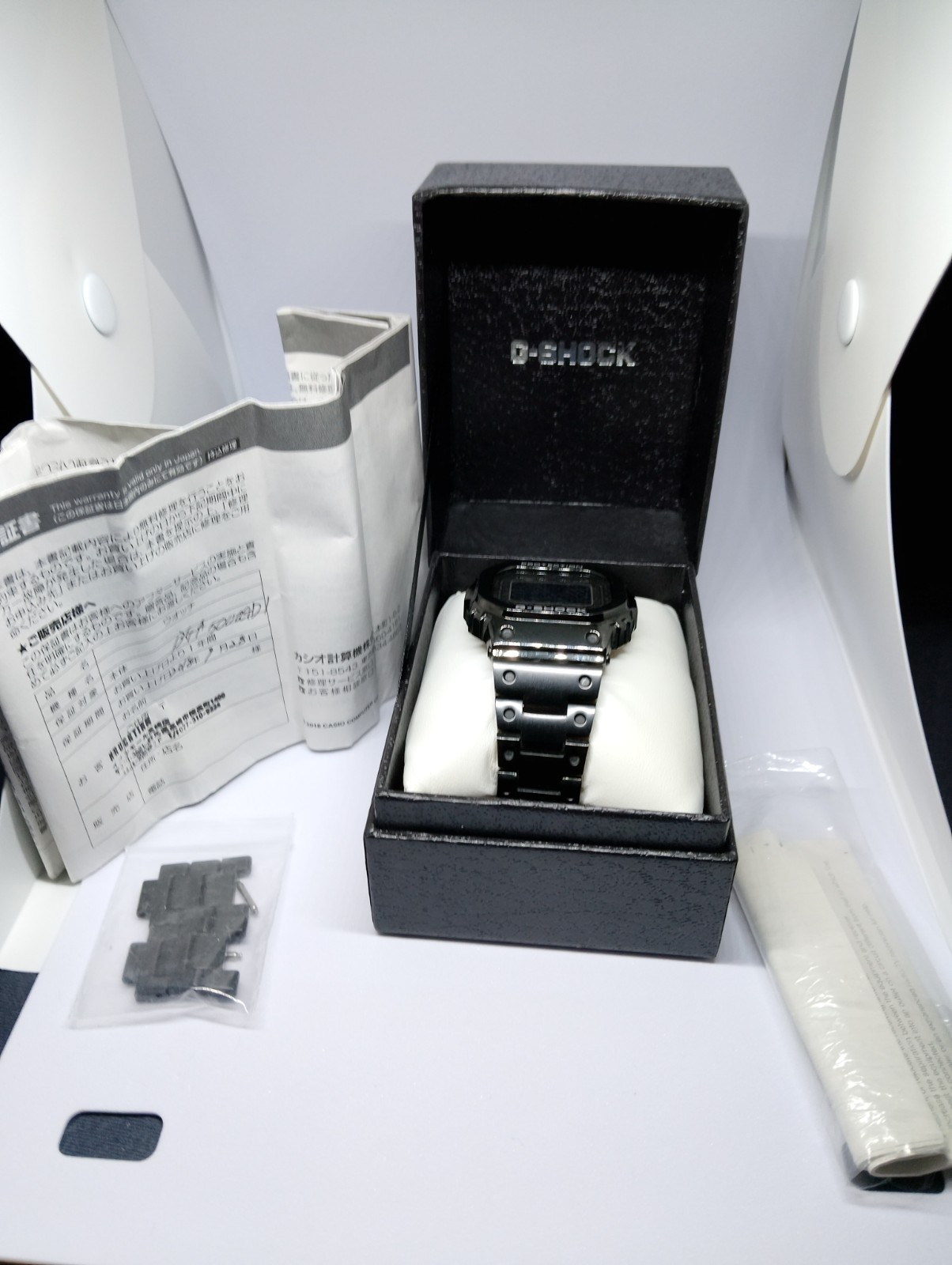 Casio G-SHOCK GMW-B5000GD-1JF Full Metal Black Tough Solar Watch