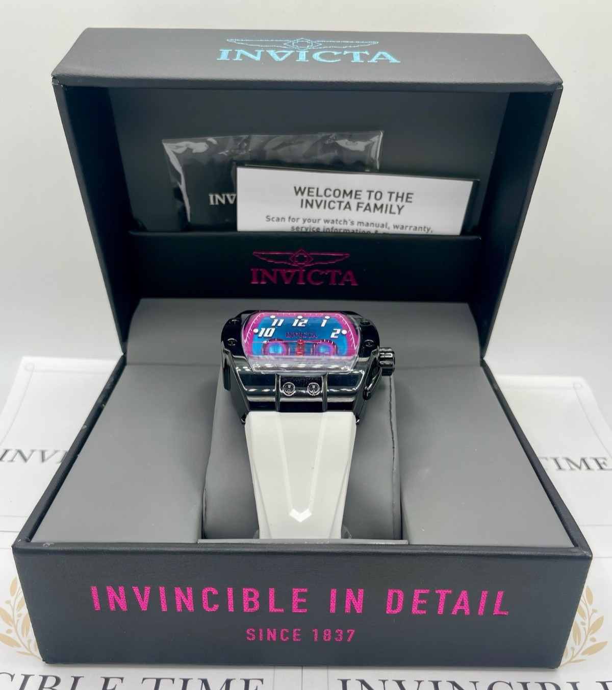 Invicta Racing South Beach Men’s Watch 47mm White 48940, One of 1,000 Limited Ed