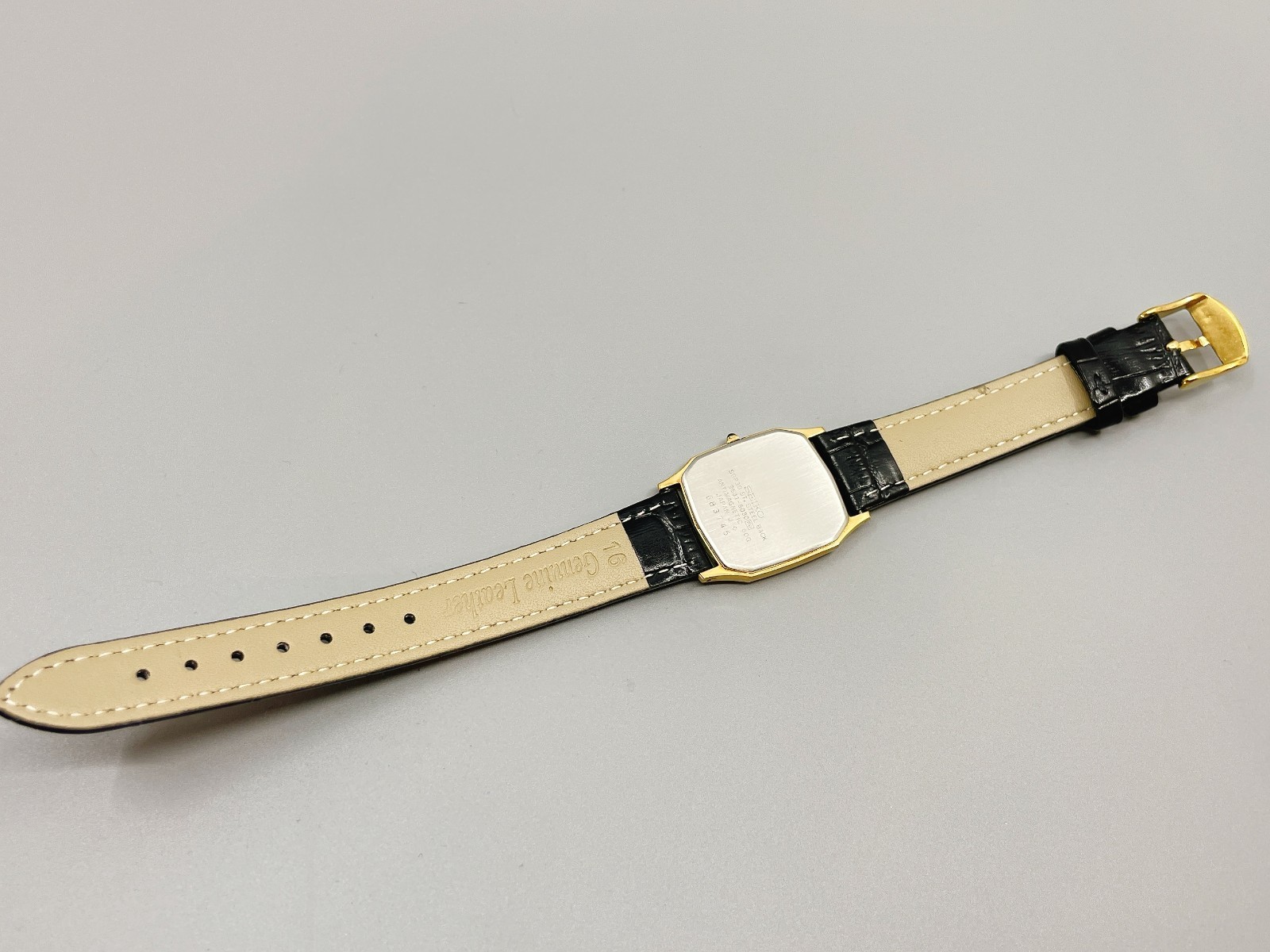 Vintage 1985 [Mint] Seiko Dolce 9531-5030 Men’s Gold Dial Quartz Watch -US STock